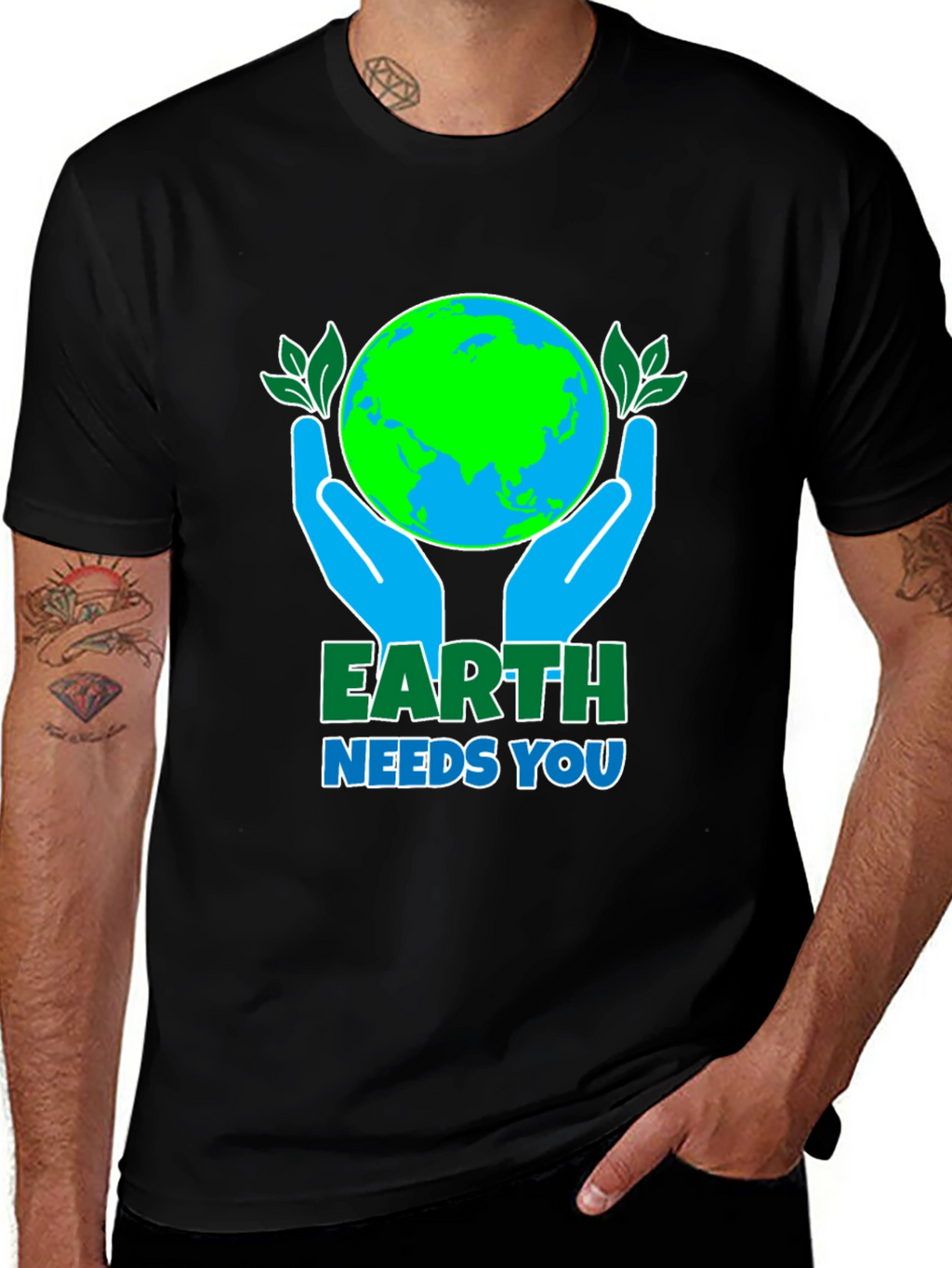 Earth Needs You T-Shirt: Save the Planet Tee