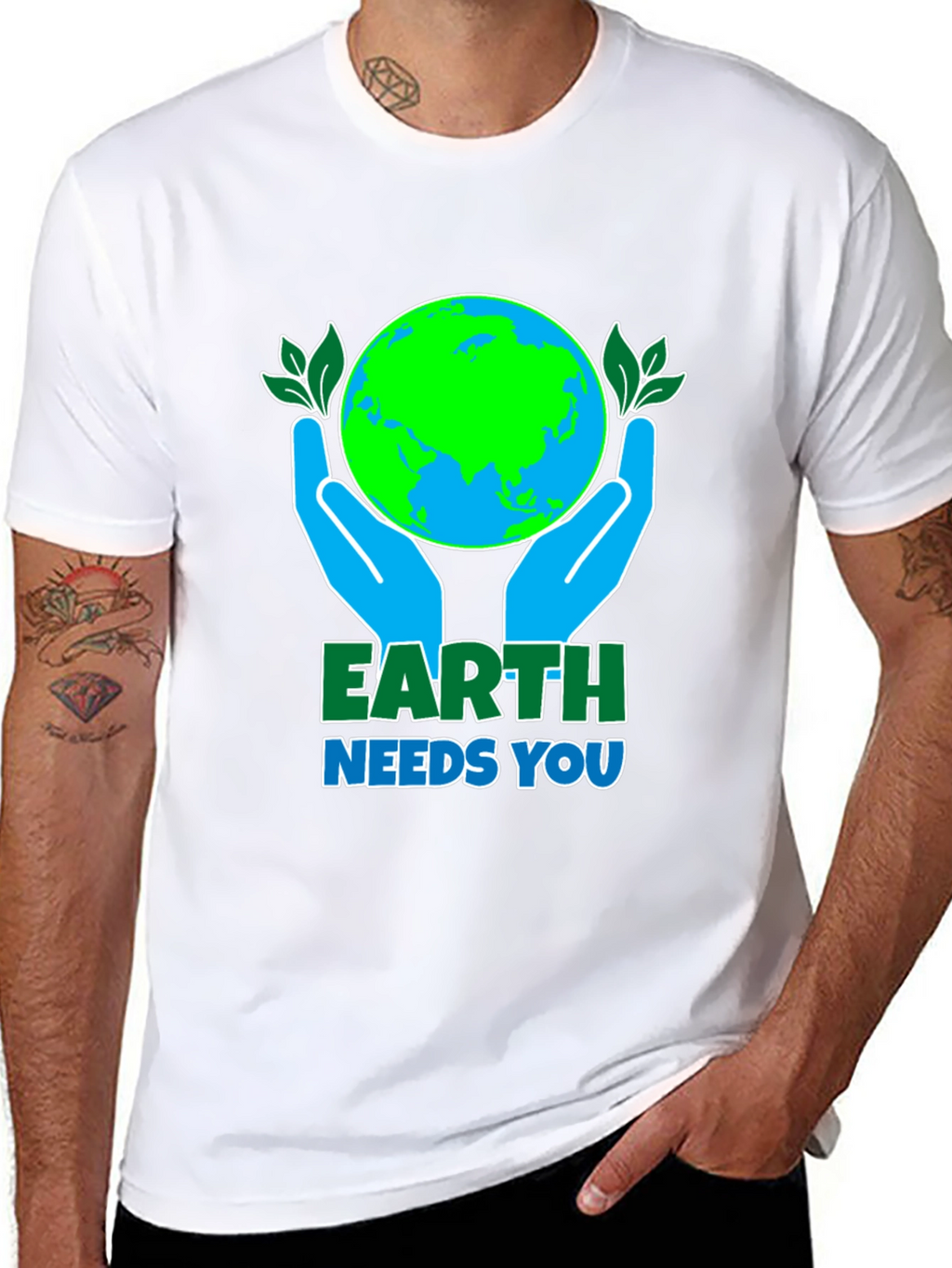Earth Needs You T-Shirt: Save the Planet Tee