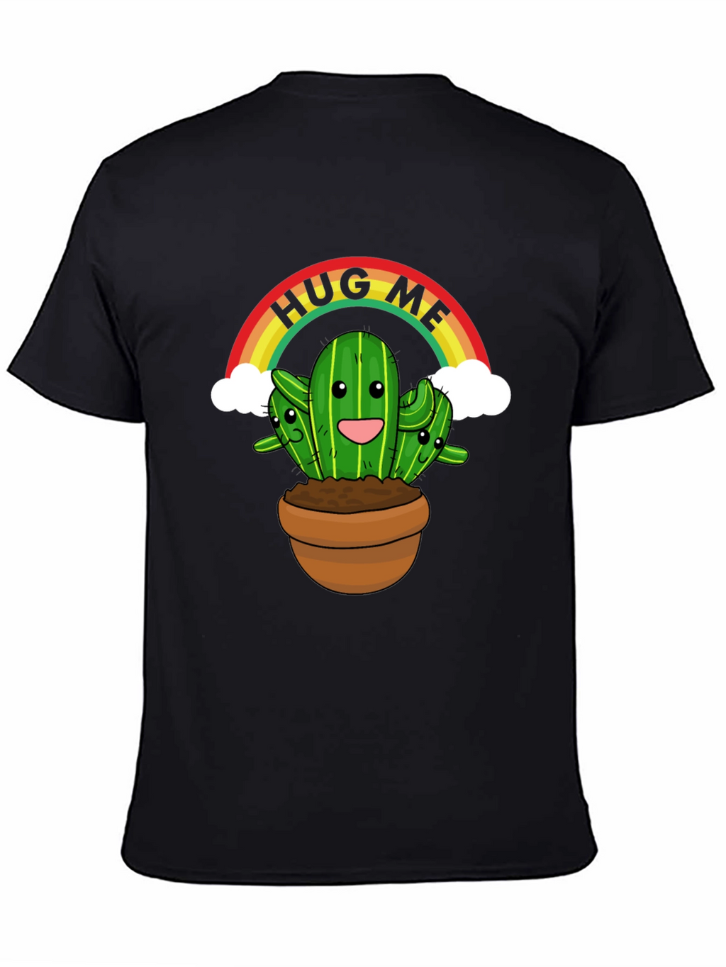 Hug Me Cactus T-Shirt - Cute Graphic Tee