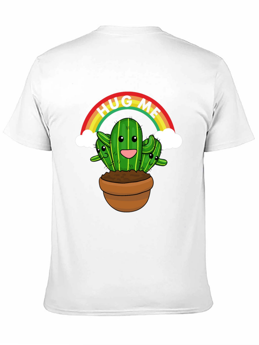Hug Me Cactus T-Shirt - Cute Graphic Tee