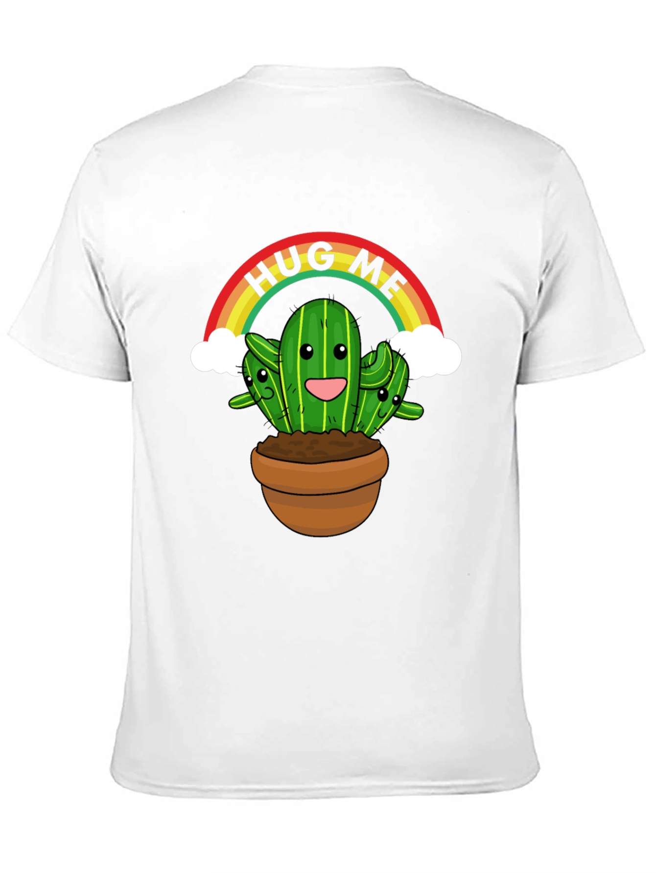 Hug Me Cactus T-Shirt - Cute Graphic Tee