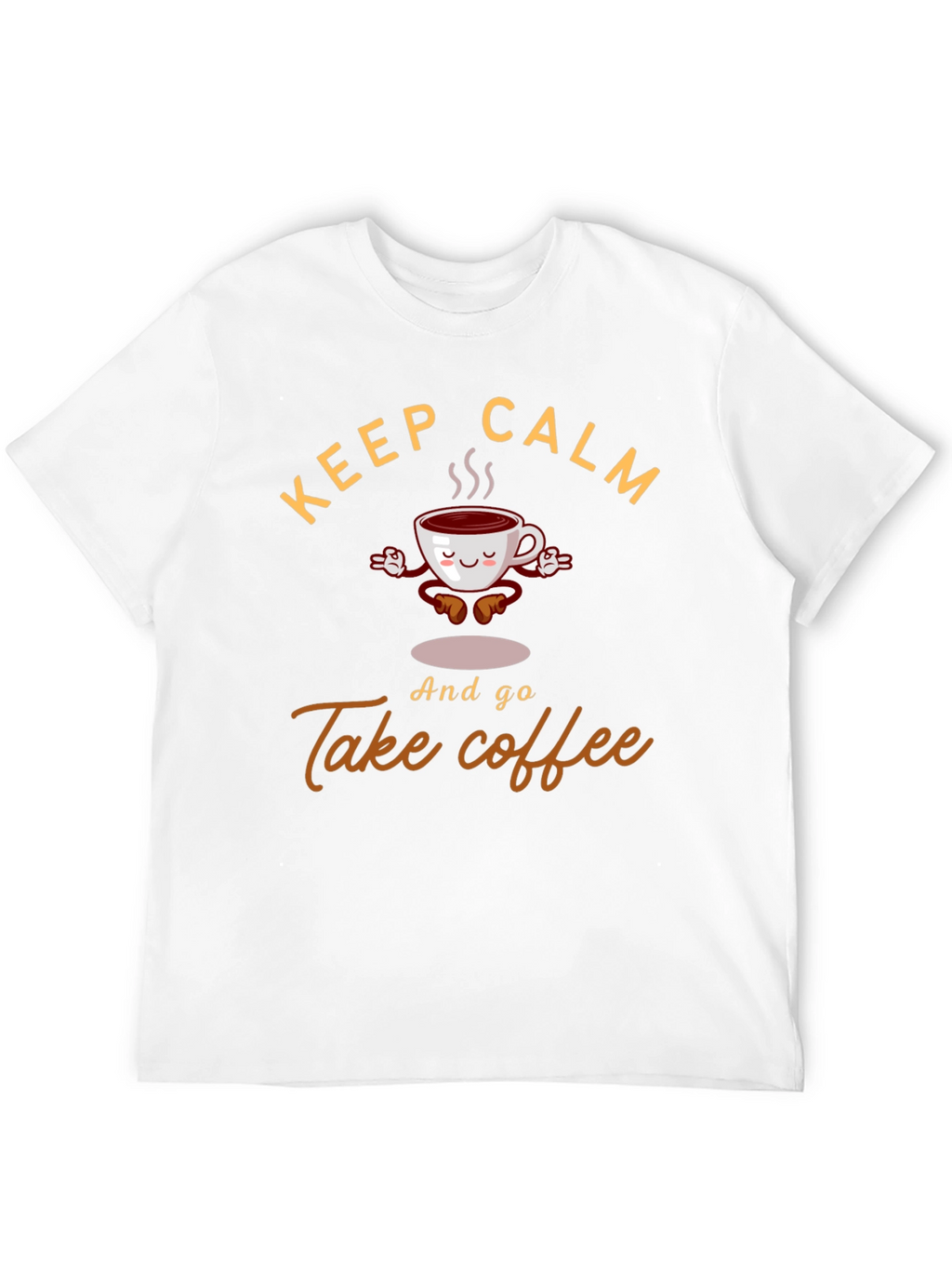 Keep Calm & Take Coffee Graphic Tee