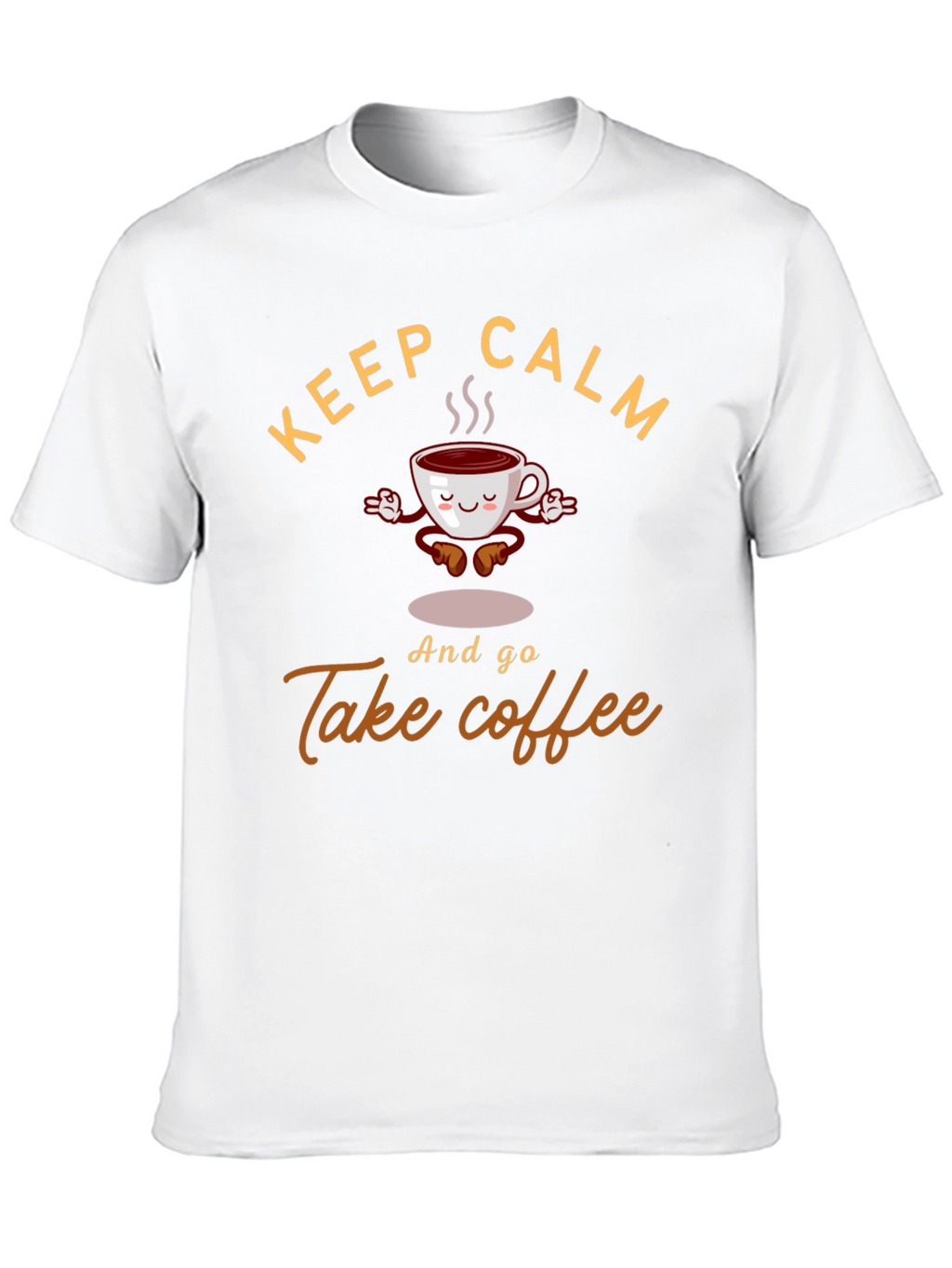 Keep Calm & Take Coffee Graphic Tee