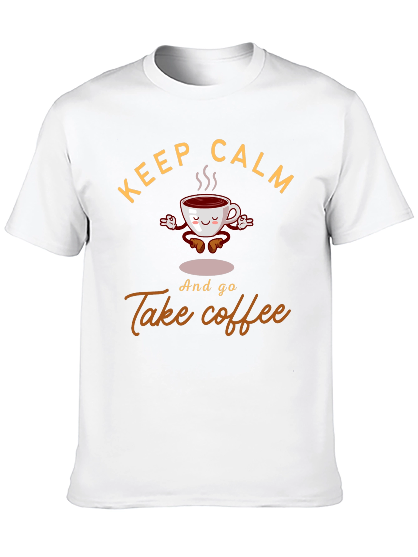 Keep Calm & Take Coffee Graphic Tee