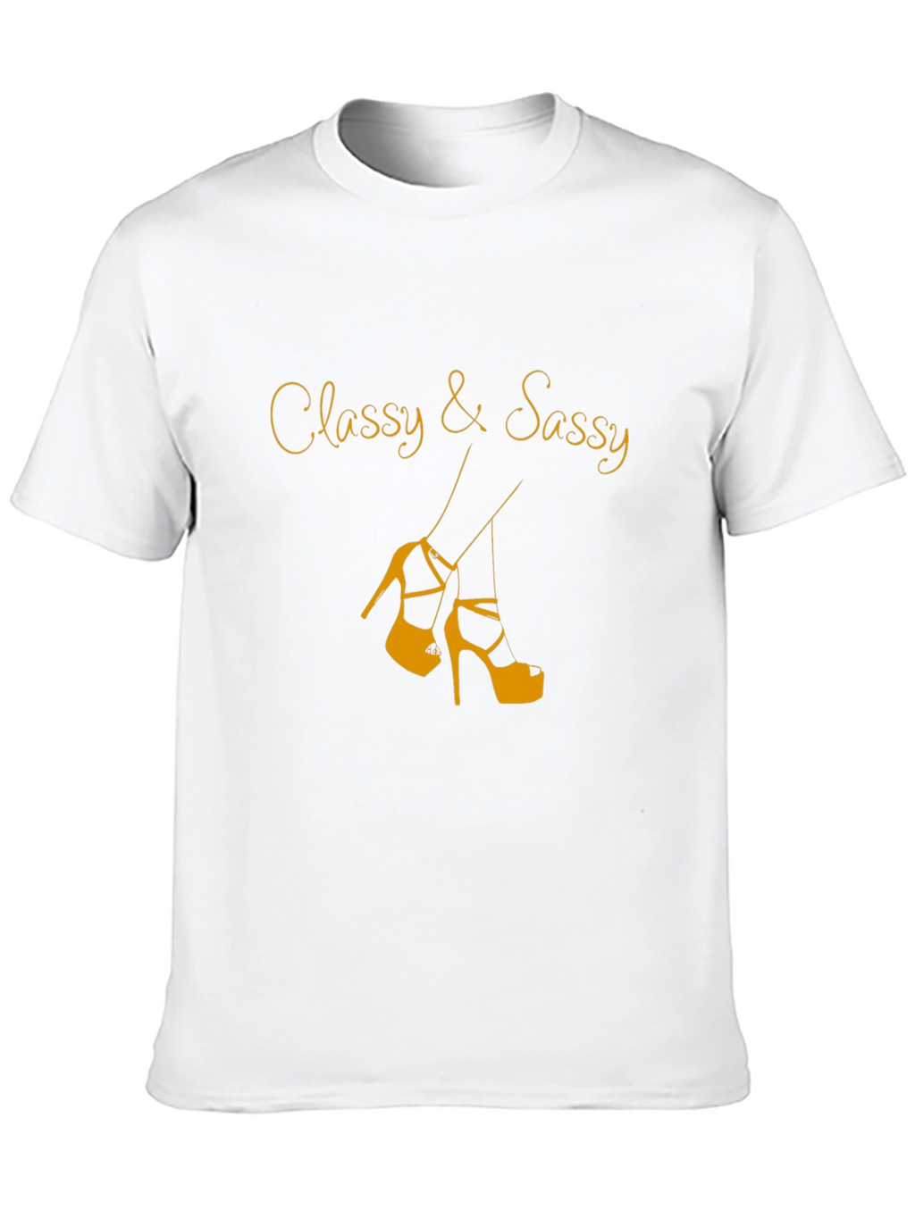 Classy & Sassy Black Graphic Tee