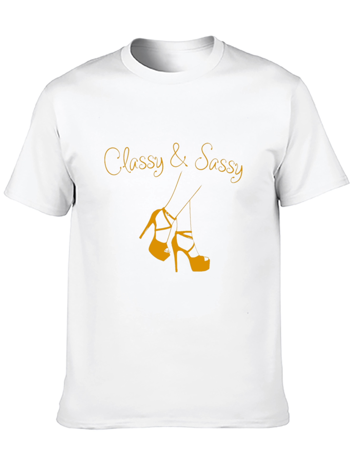 Classy & Sassy Black Graphic Tee