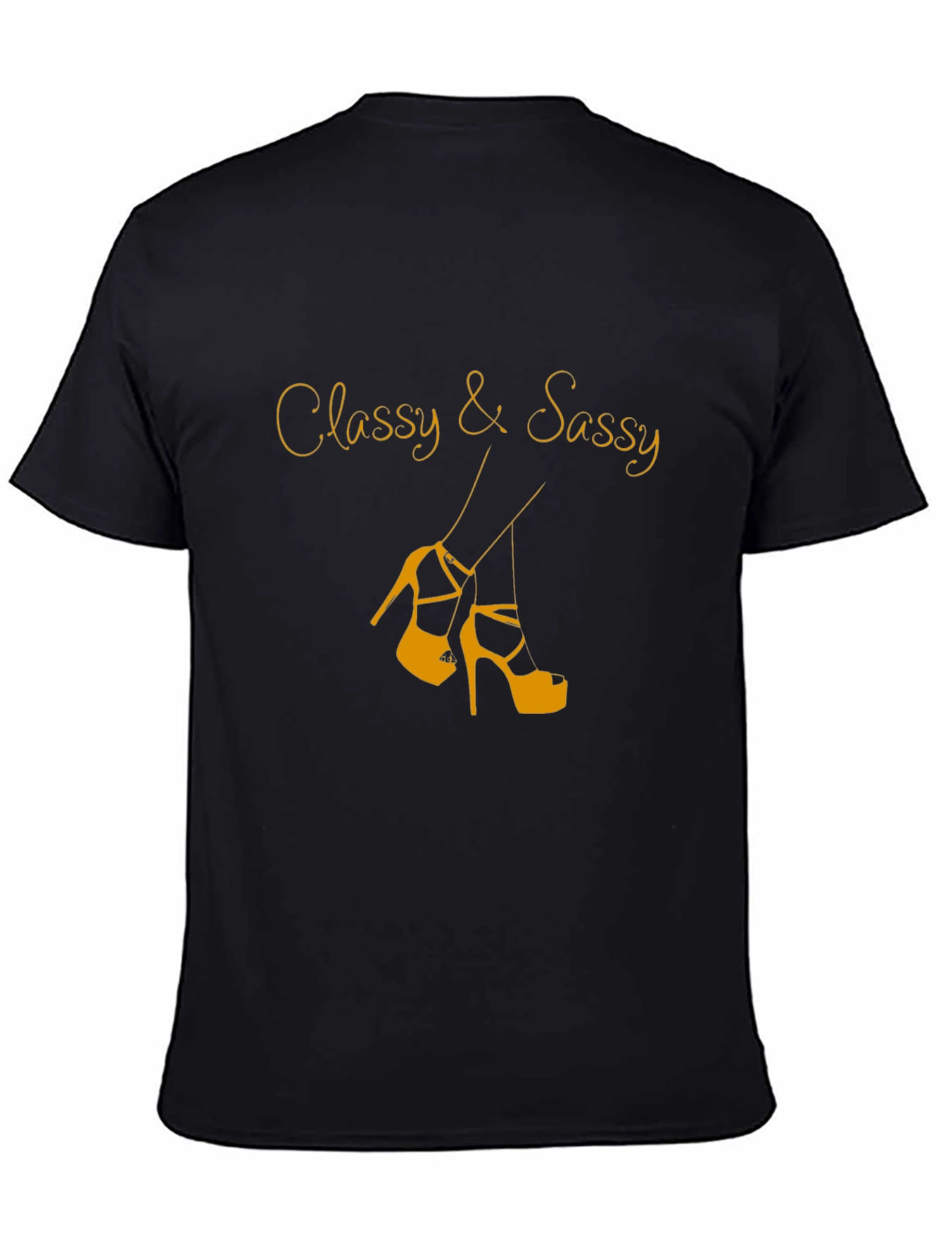 Classy & Sassy Black Graphic Tee