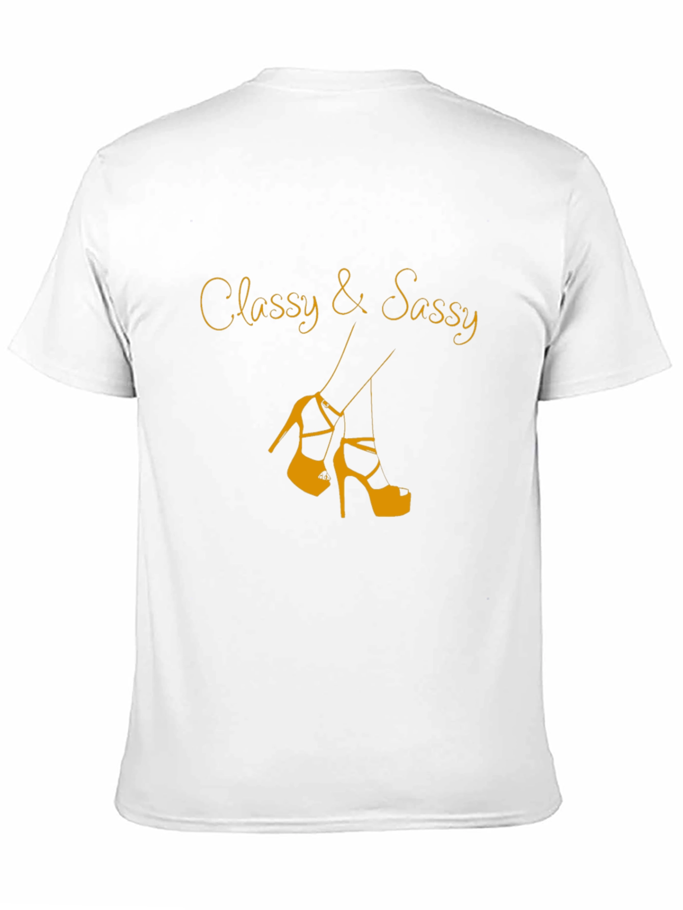 Classy & Sassy Black Graphic Tee