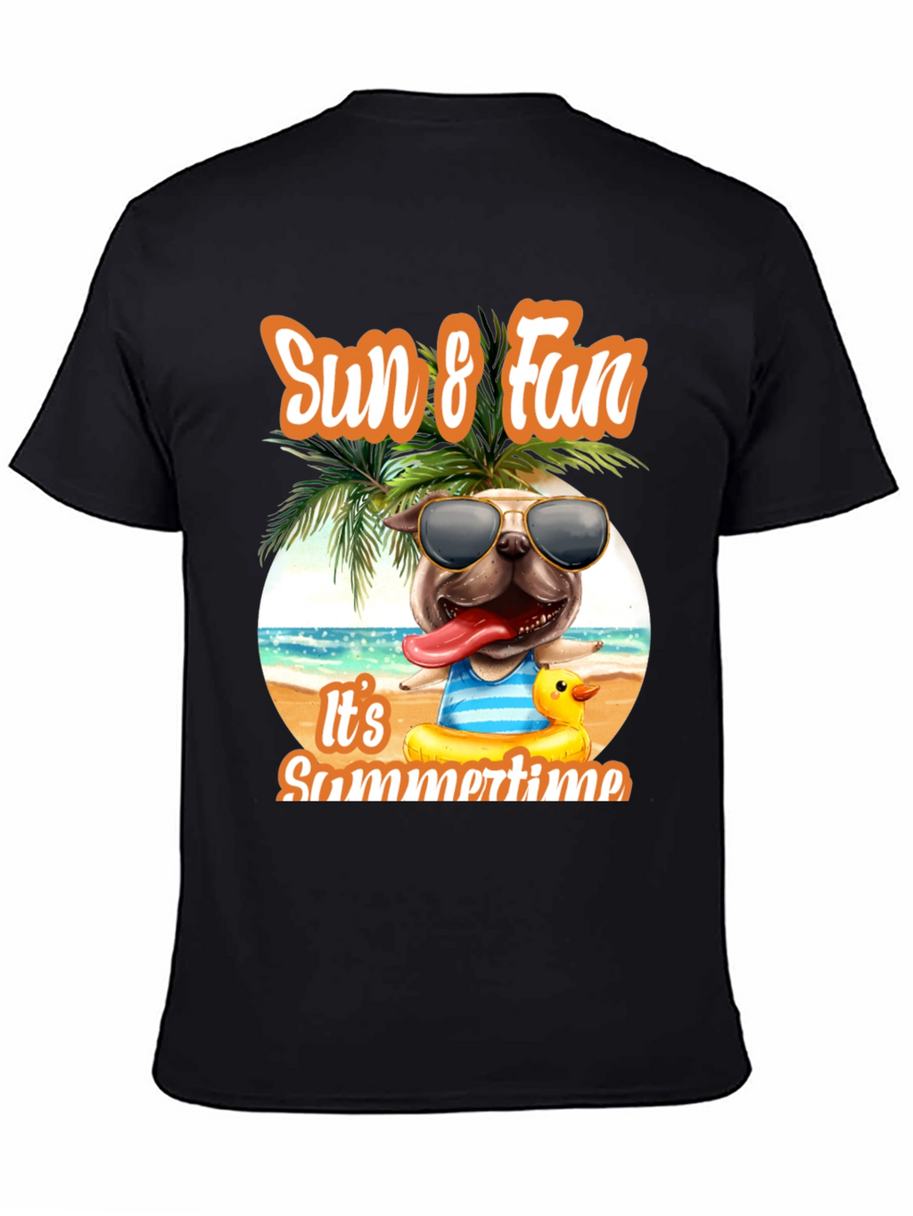 Sun & Fun Dog Graphic Tee: Summer Vibes