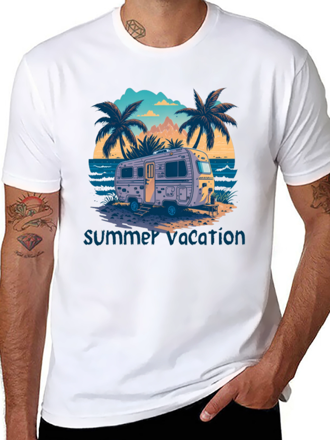 Summer Vacation Camper T-Shirt