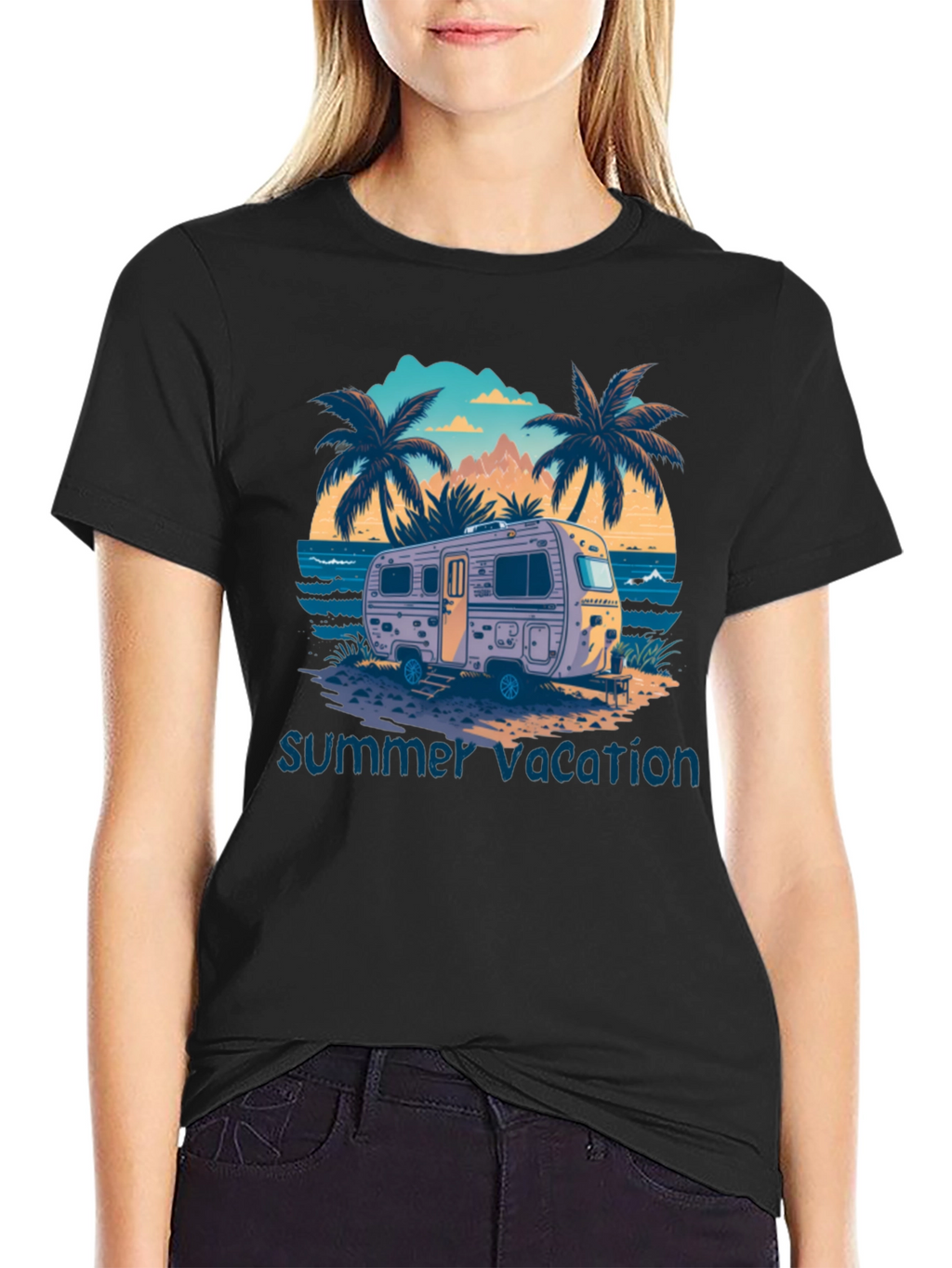 Summer Vacation Camper T-Shirt
