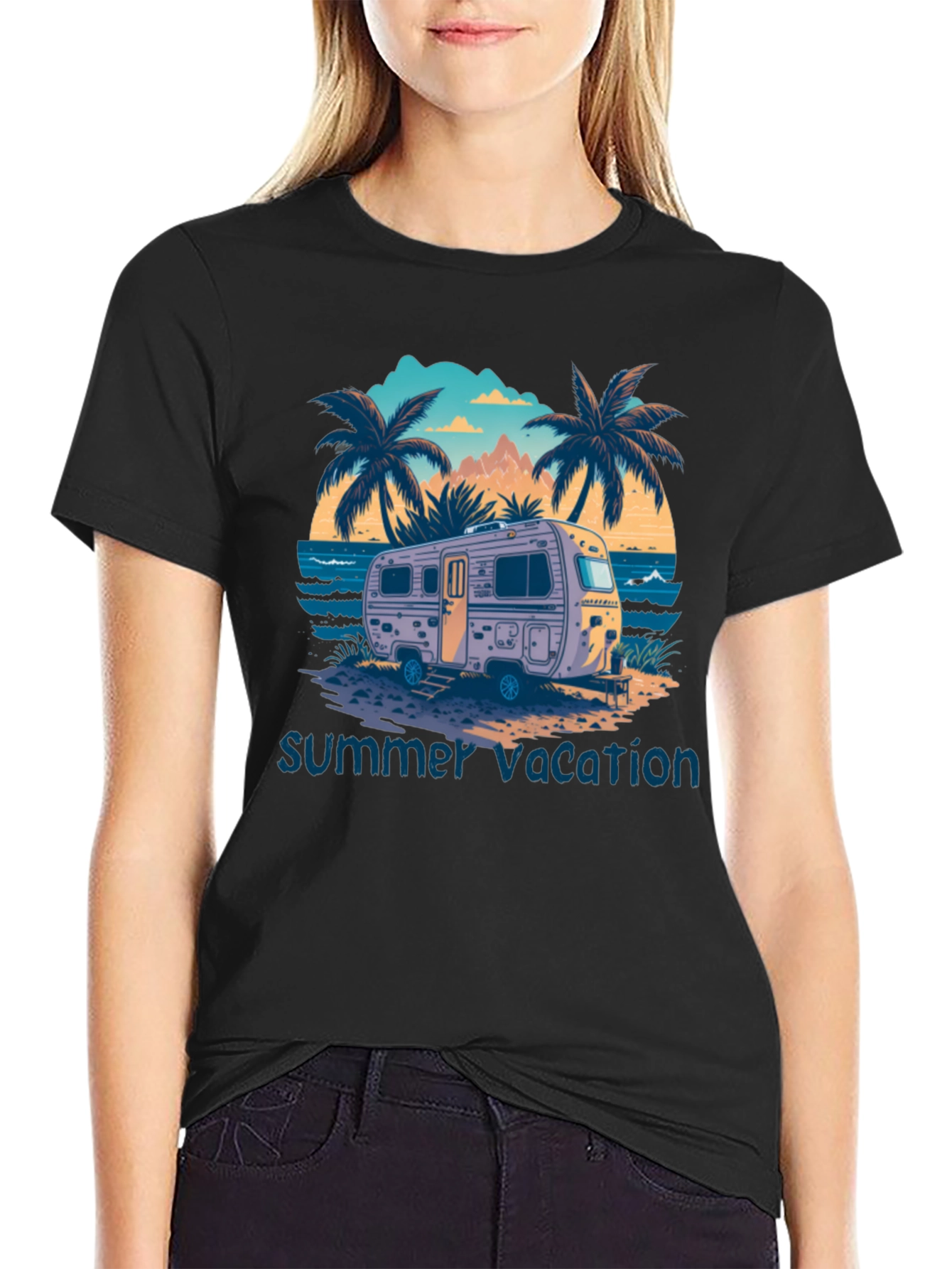 Summer Vacation Camper T-Shirt
