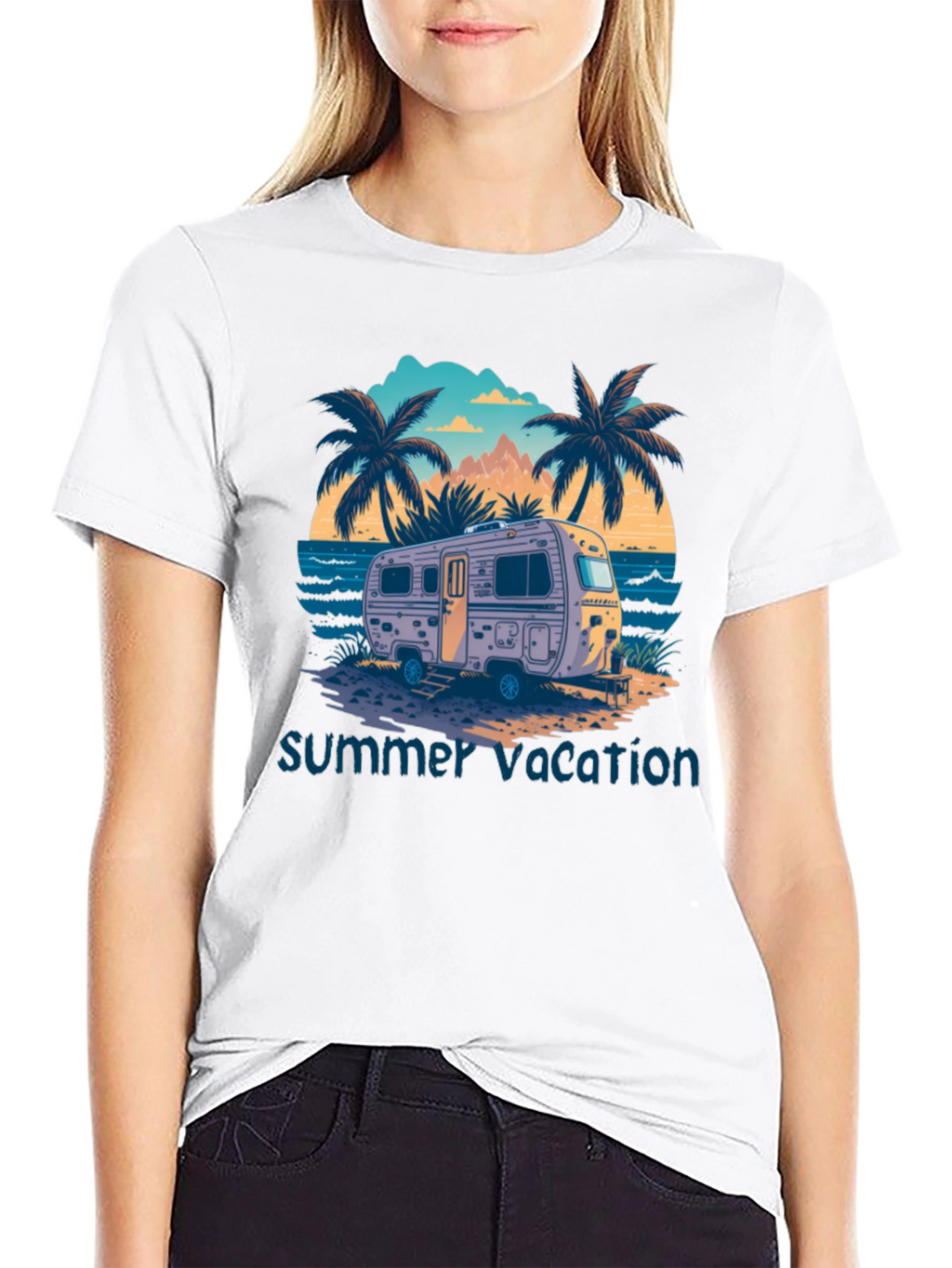 Summer Vacation Camper T-Shirt