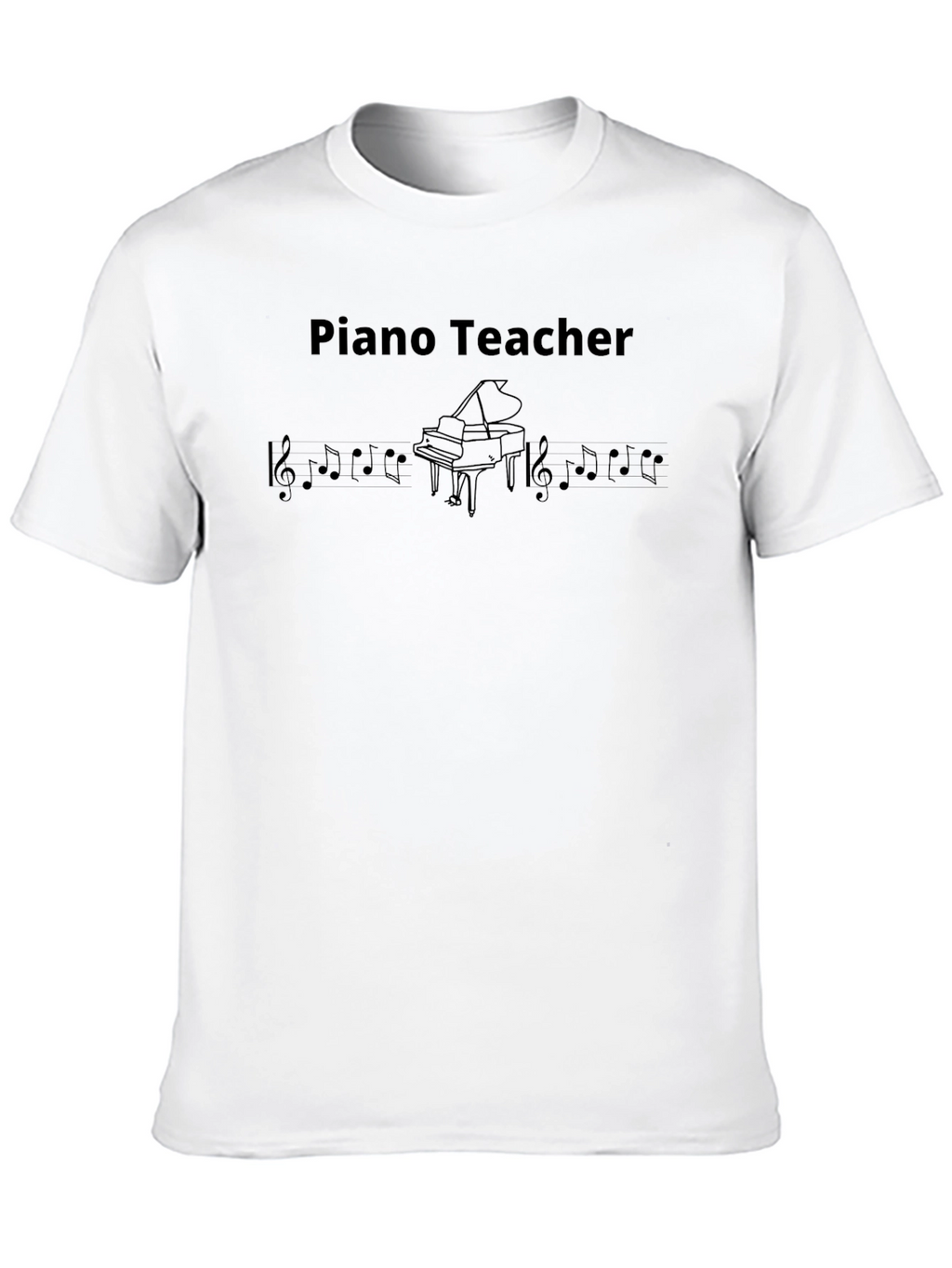Piano Teacher Graphic Tee - Music Lovers T-Shirt
