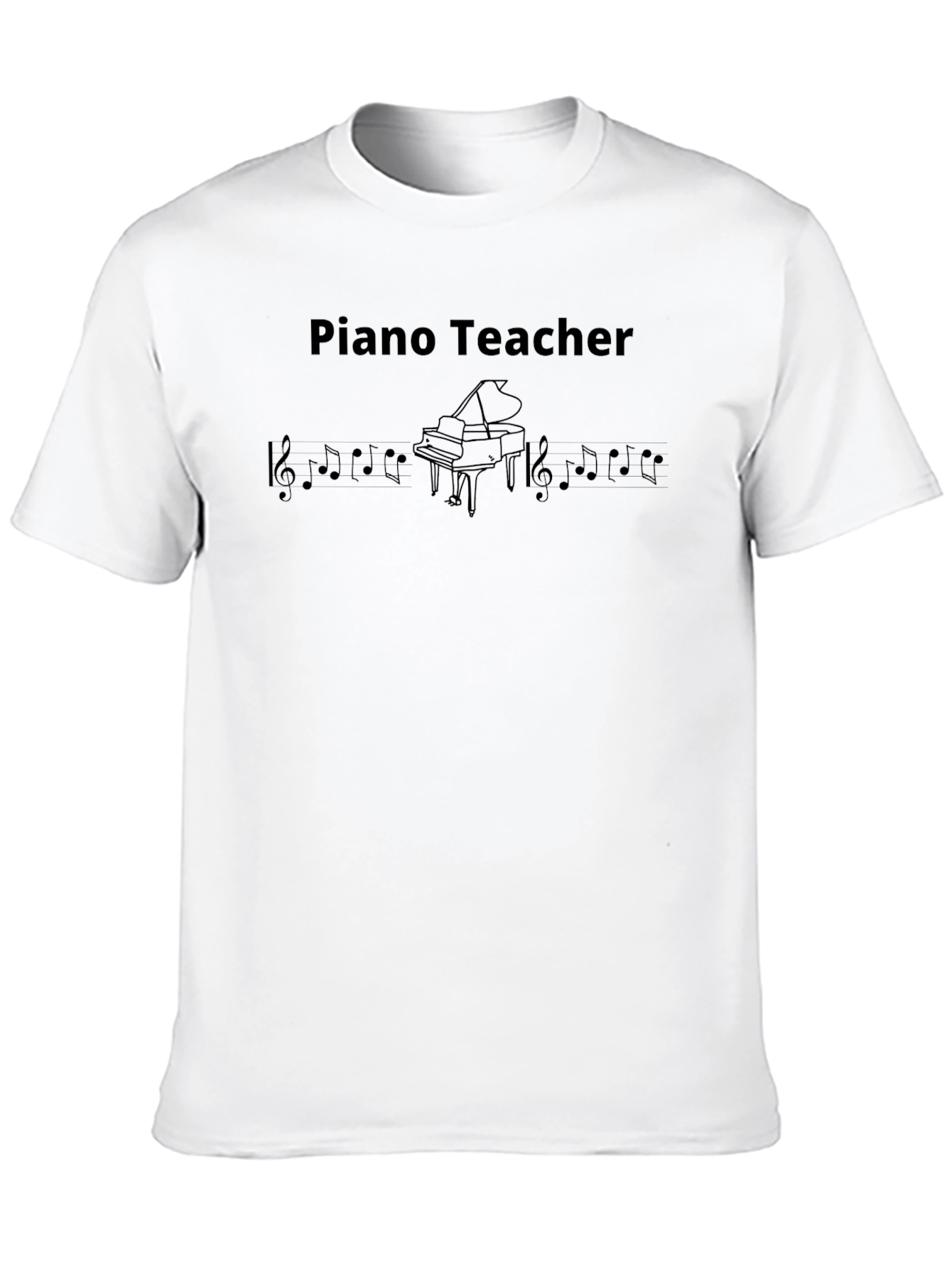 Piano Teacher Graphic Tee - Music Lovers T-Shirt