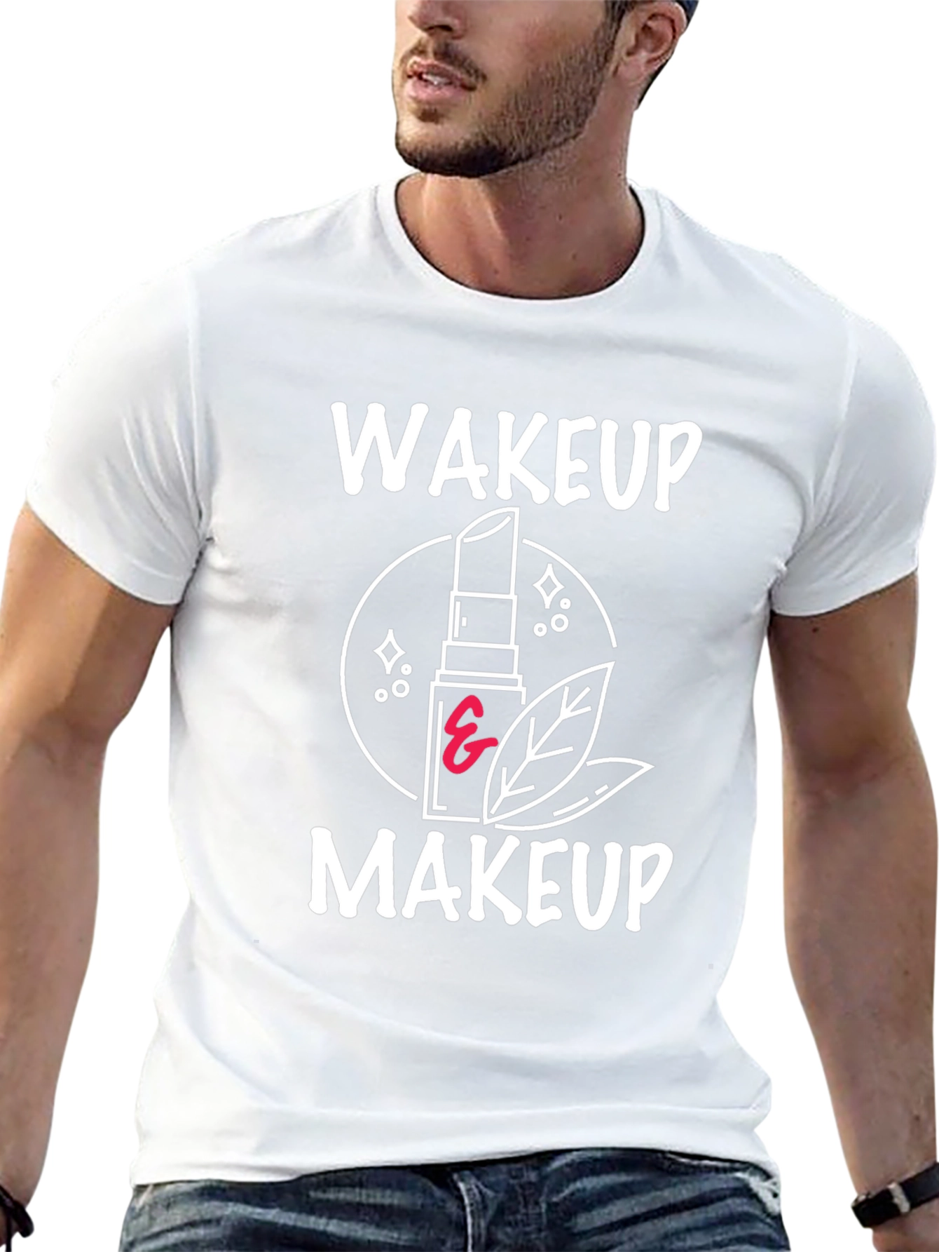 Wakeup Makeup Graphic Tee - Stylish & Trendy