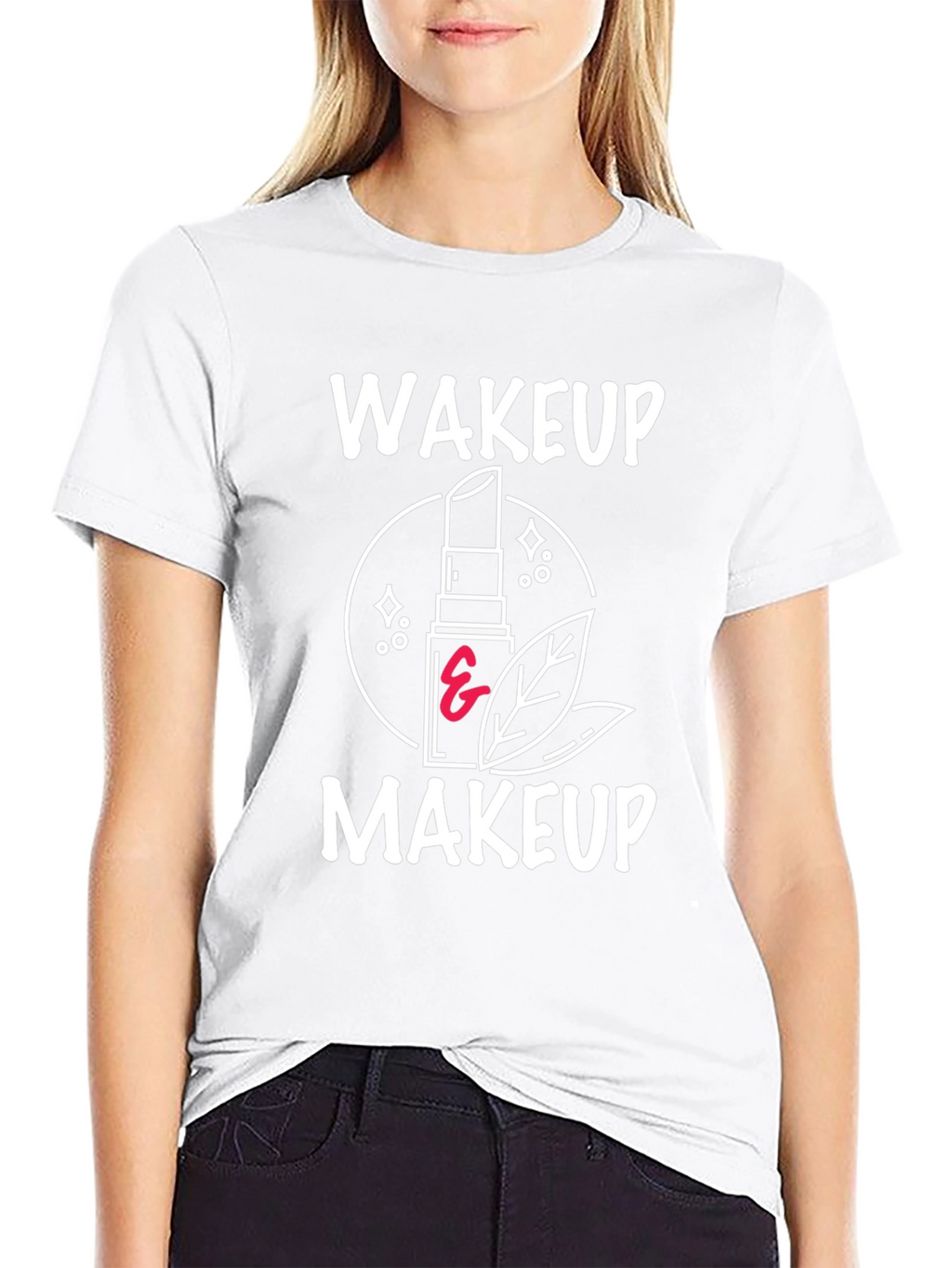 Wakeup Makeup Graphic Tee - Stylish & Trendy