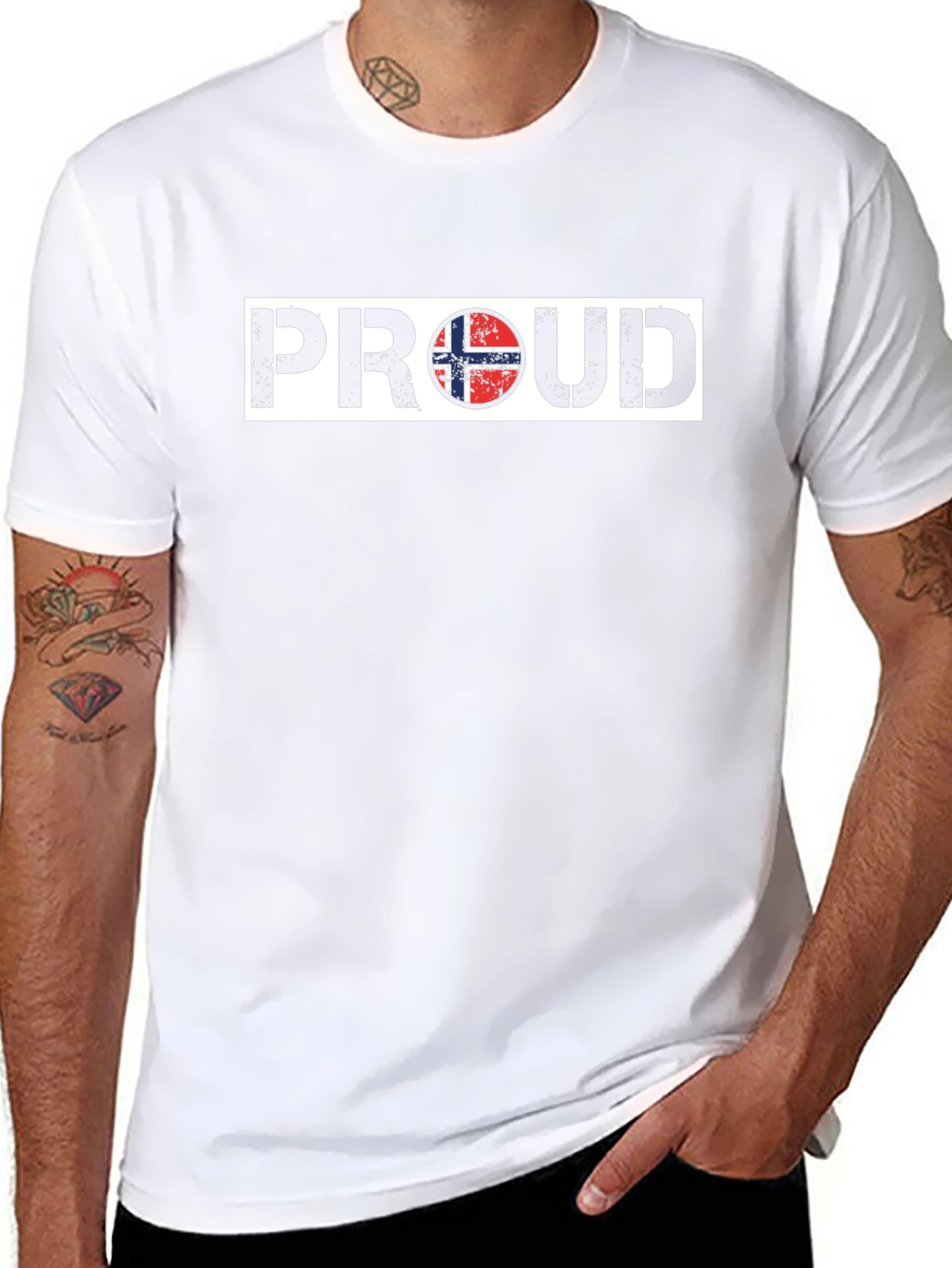 Proud Country Flag Graphic Tee