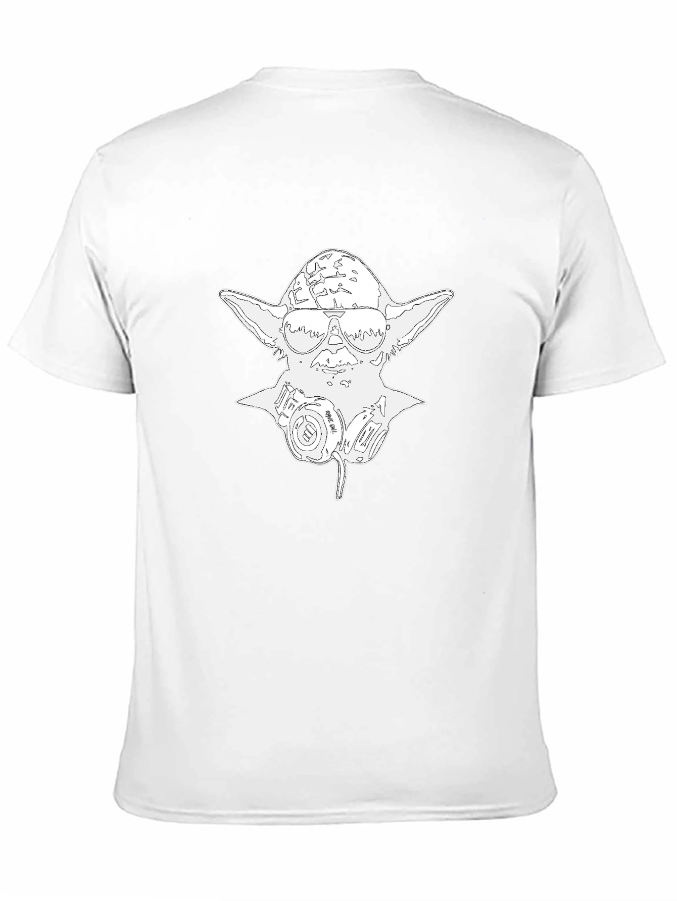 Yoda Gas Mask Graphic Tee - Black