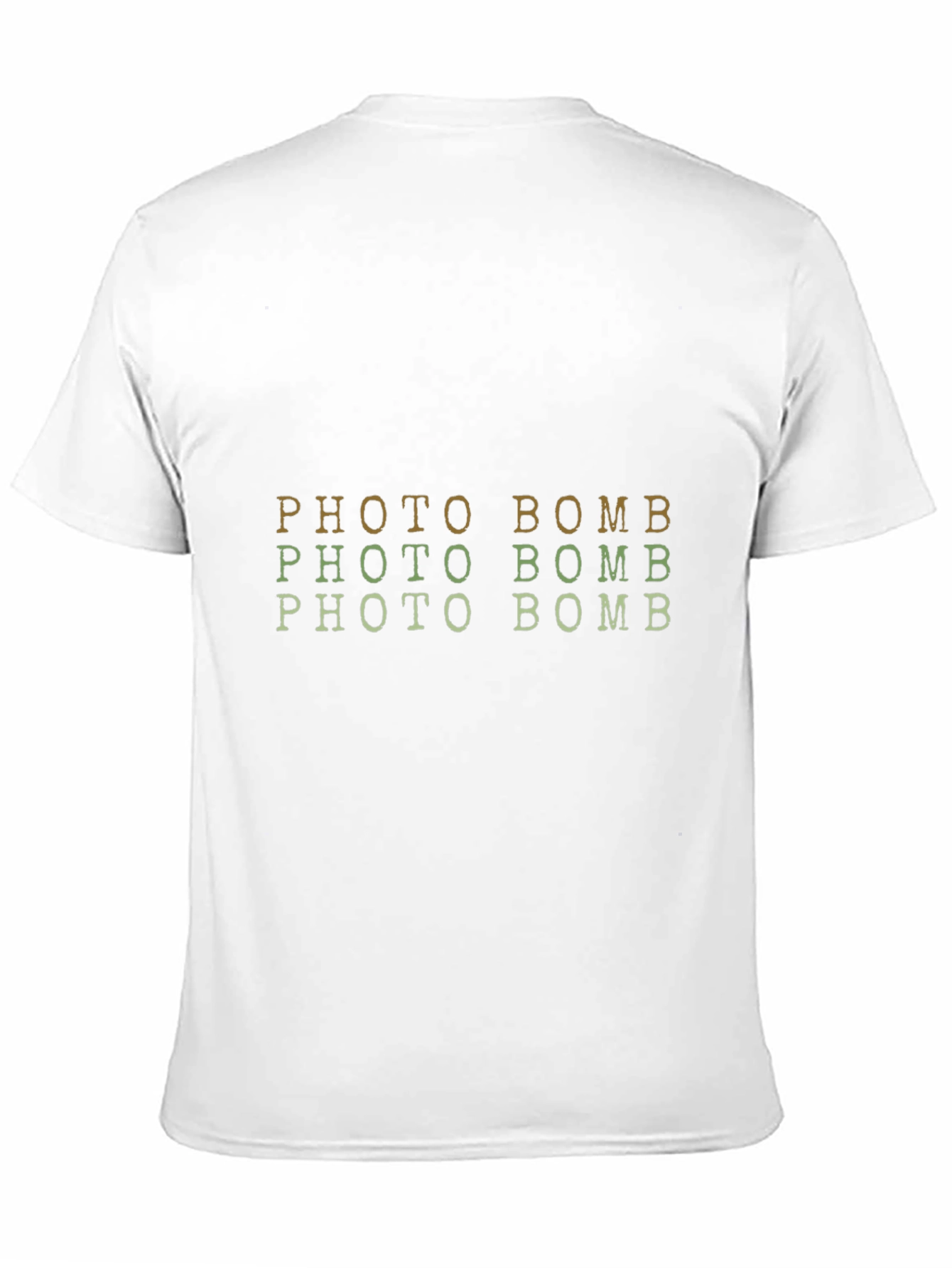 Photo Bomb Graphic Tee - Trendy Short Sleeve Crew Neck Shirt