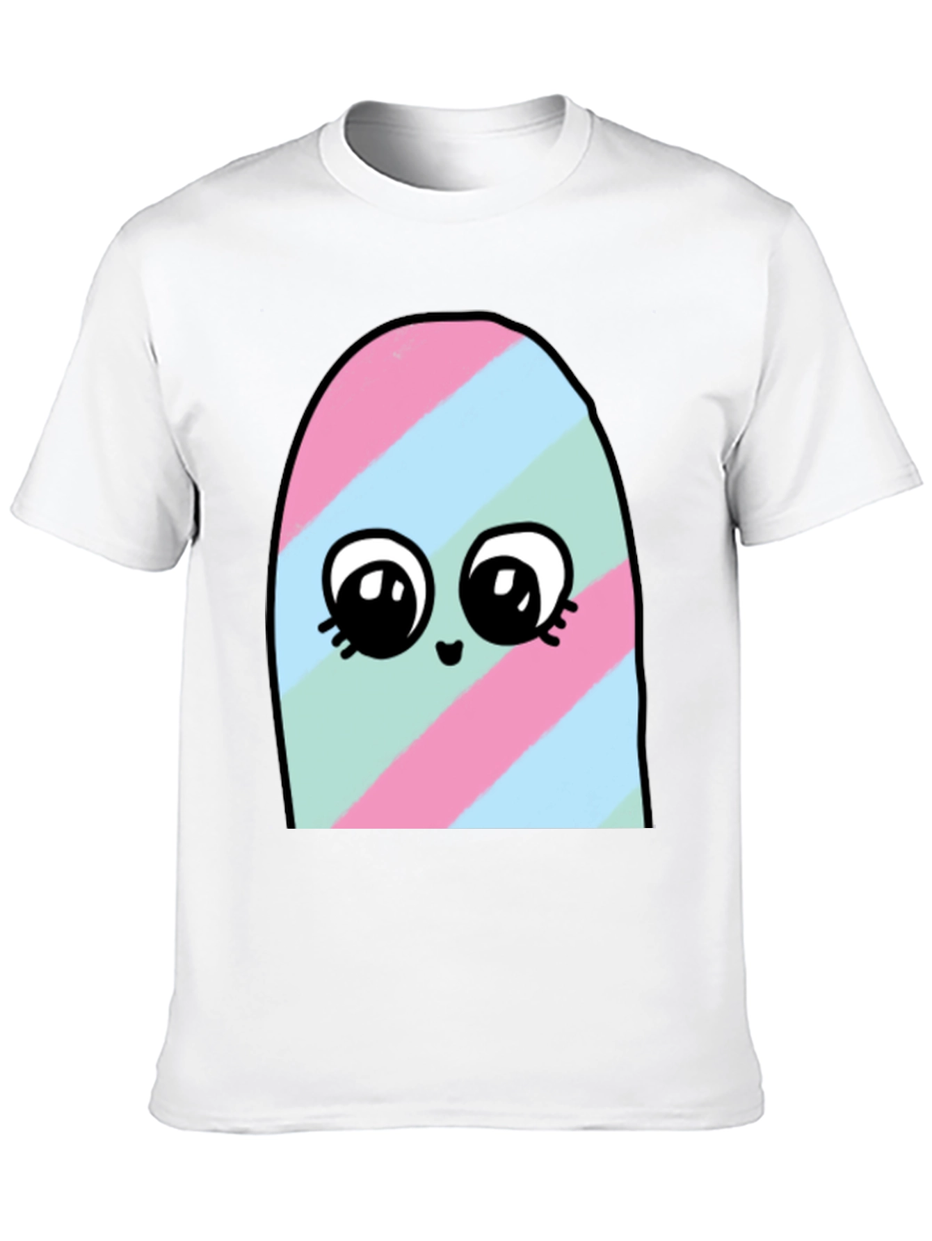Cute Cartoon Ghost T-Shirt - Soft Cotton Blend