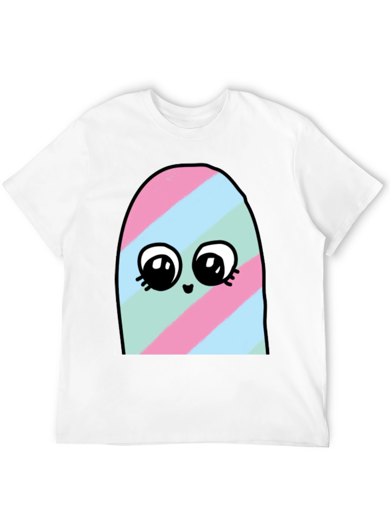 Cute Cartoon Ghost T-Shirt - Soft Cotton Blend