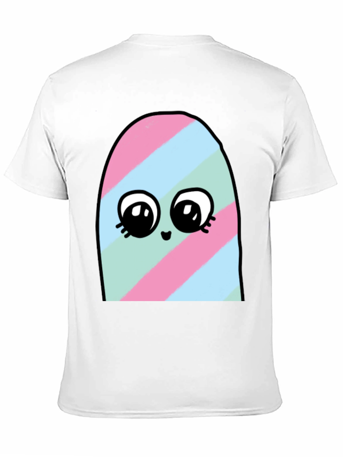Cute Cartoon Ghost T-Shirt - Soft Cotton Blend