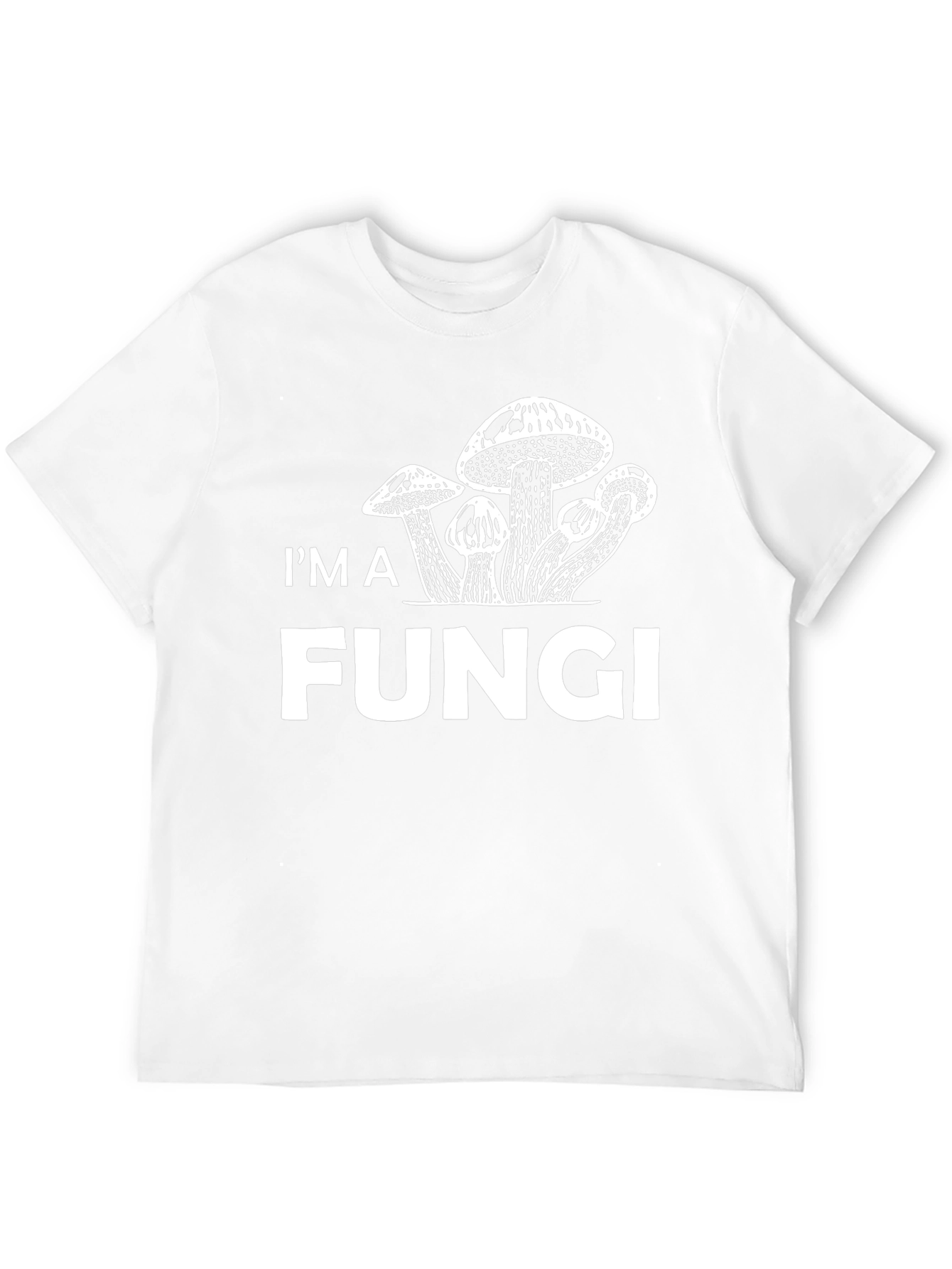 Im A Fungi Graphic Tee - Black Mushroom Humor T-Shirt