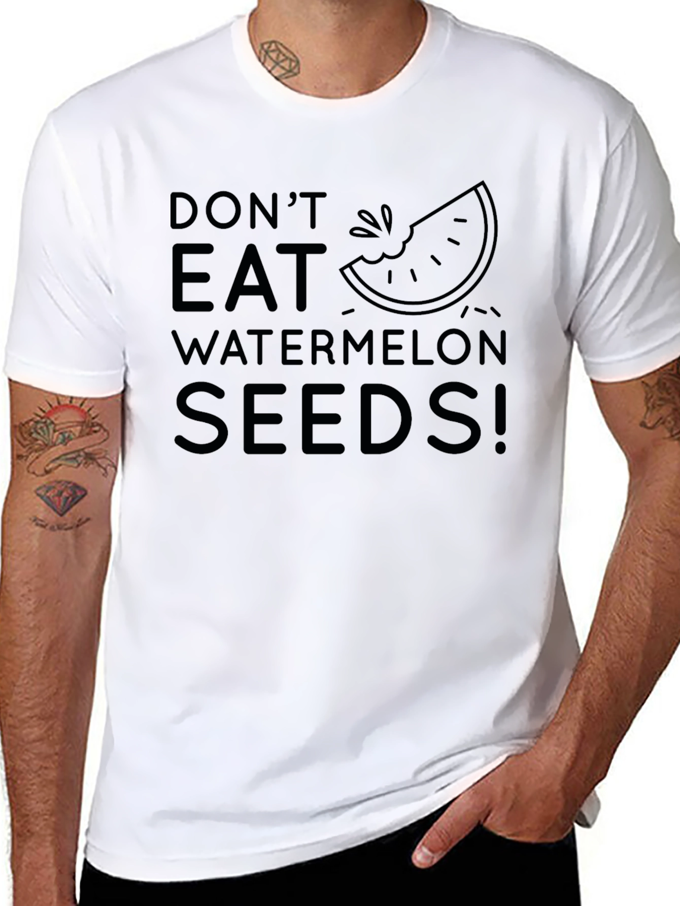 Dont Eat Watermelon Seeds! Novelty T-Shirt