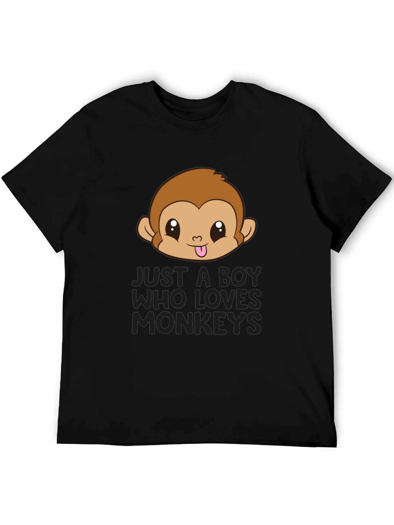 Boys Monkey Lover Graphic Tee