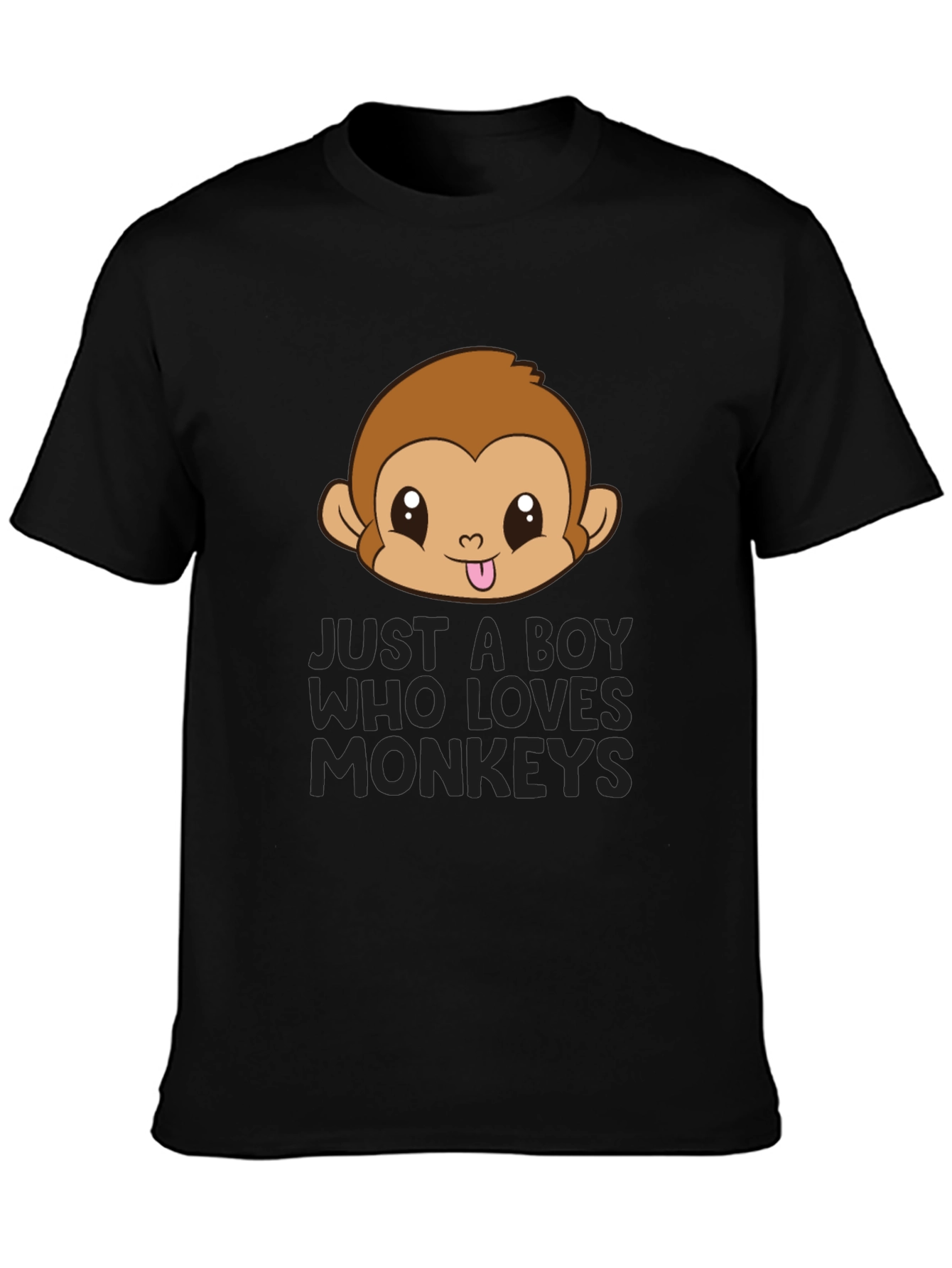 Boys Monkey Lover Graphic Tee
