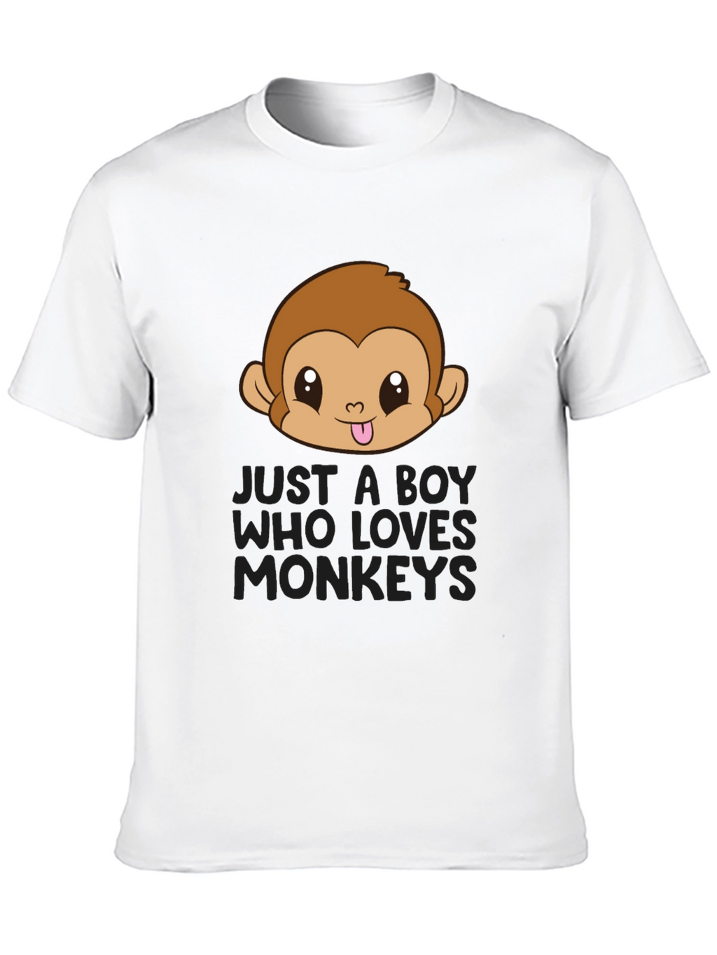 Boys Monkey Lover Graphic Tee