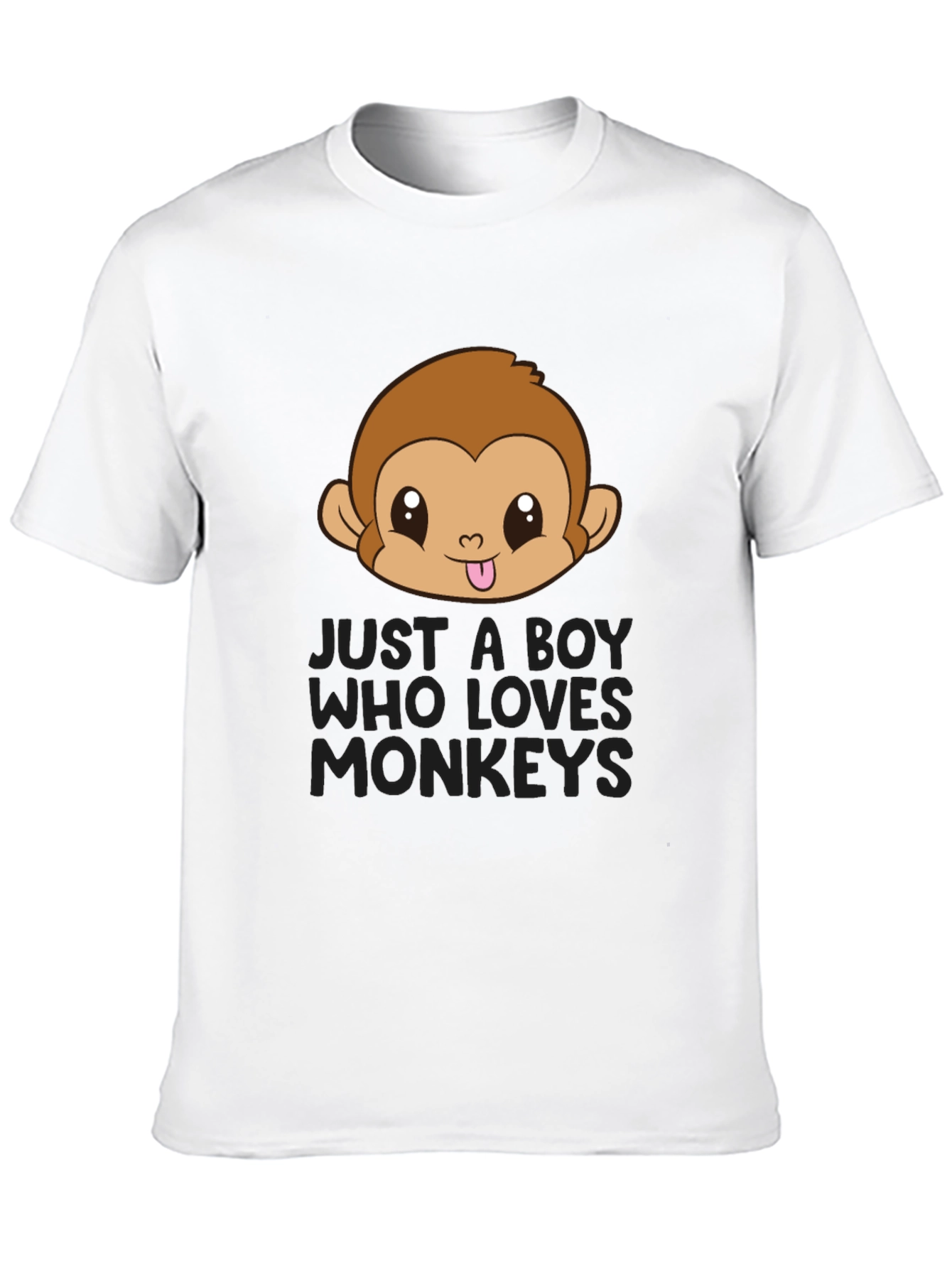 Boys Monkey Lover Graphic Tee