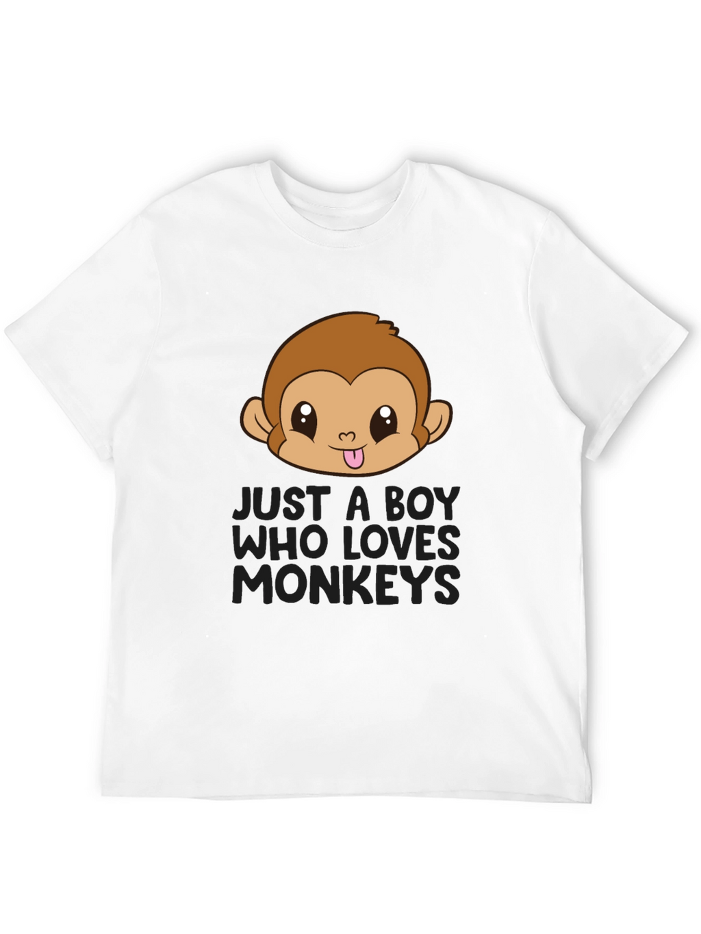 Boys Monkey Lover Graphic Tee