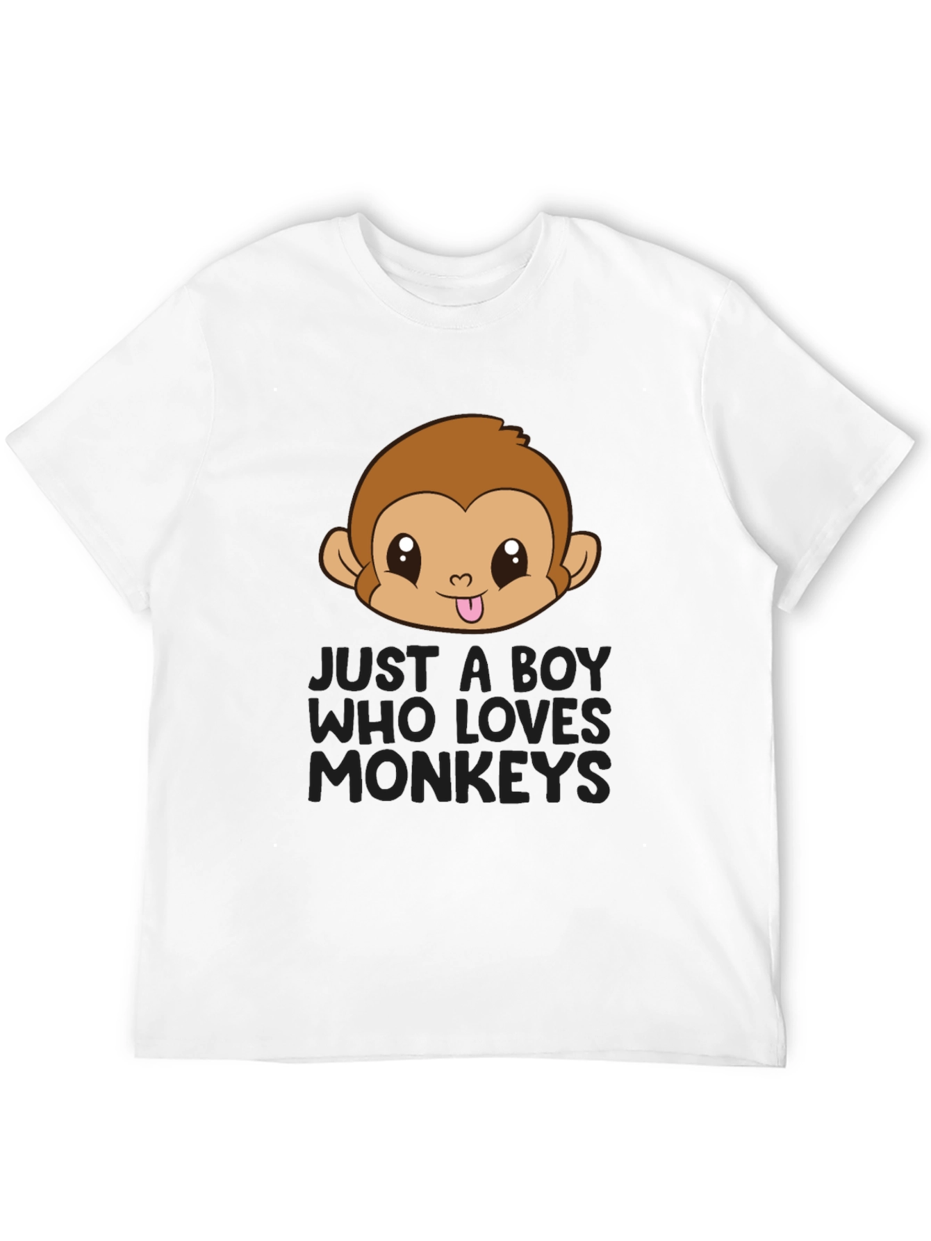 Boys Monkey Lover Graphic Tee