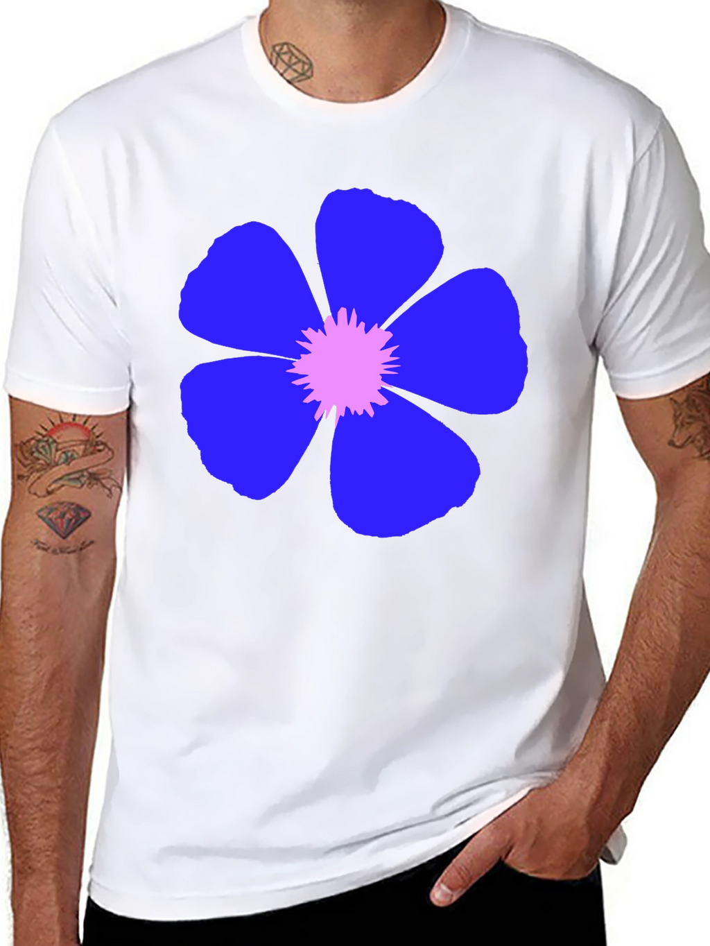Floral Graphic T-Shirt - Casual Wear