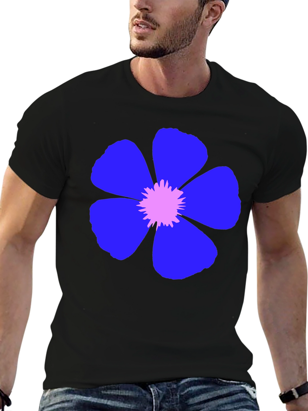 Floral Graphic T-Shirt - Casual Wear