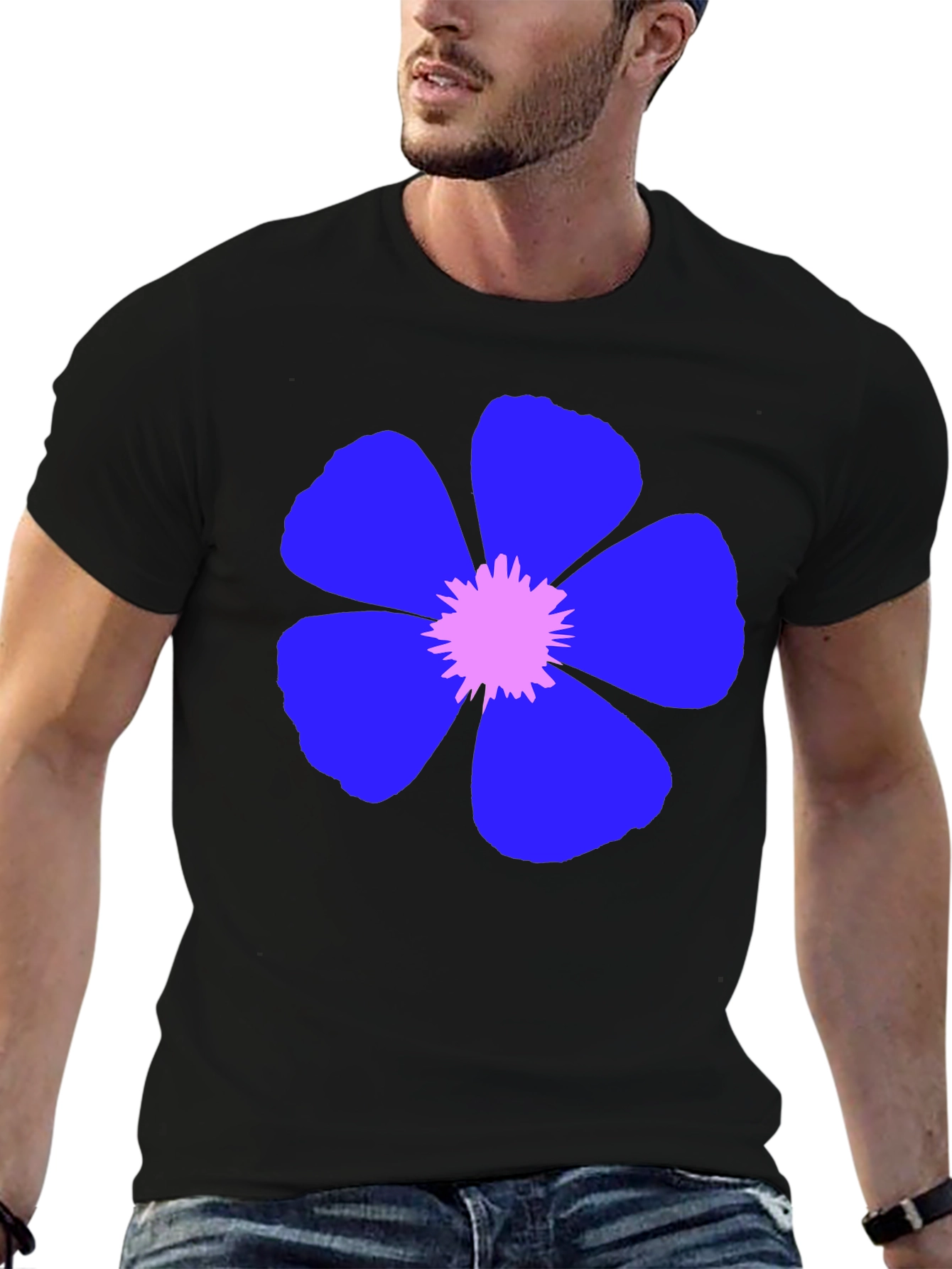 Floral Graphic T-Shirt - Casual Wear