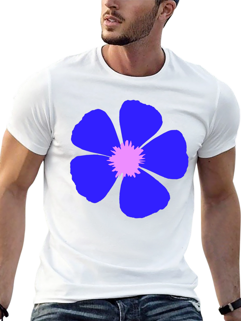 Floral Graphic T-Shirt - Casual Wear