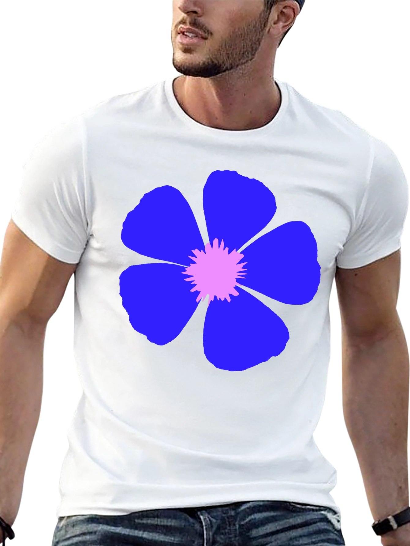 Floral Graphic T-Shirt - Casual Wear