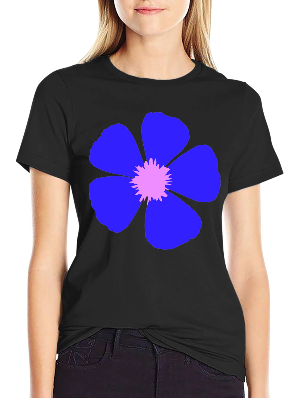 Floral Graphic T-Shirt - Casual Wear