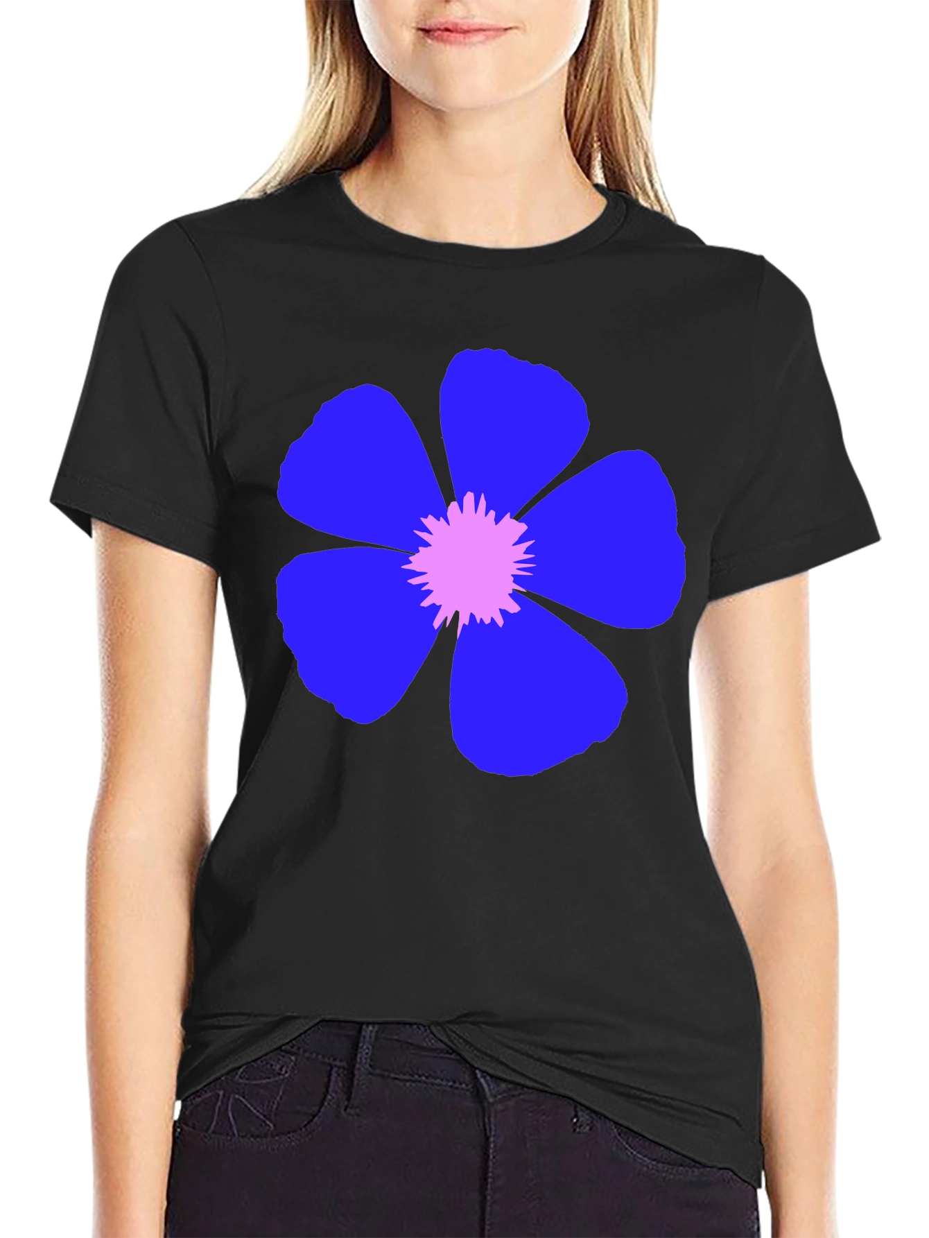 Floral Graphic T-Shirt - Casual Wear