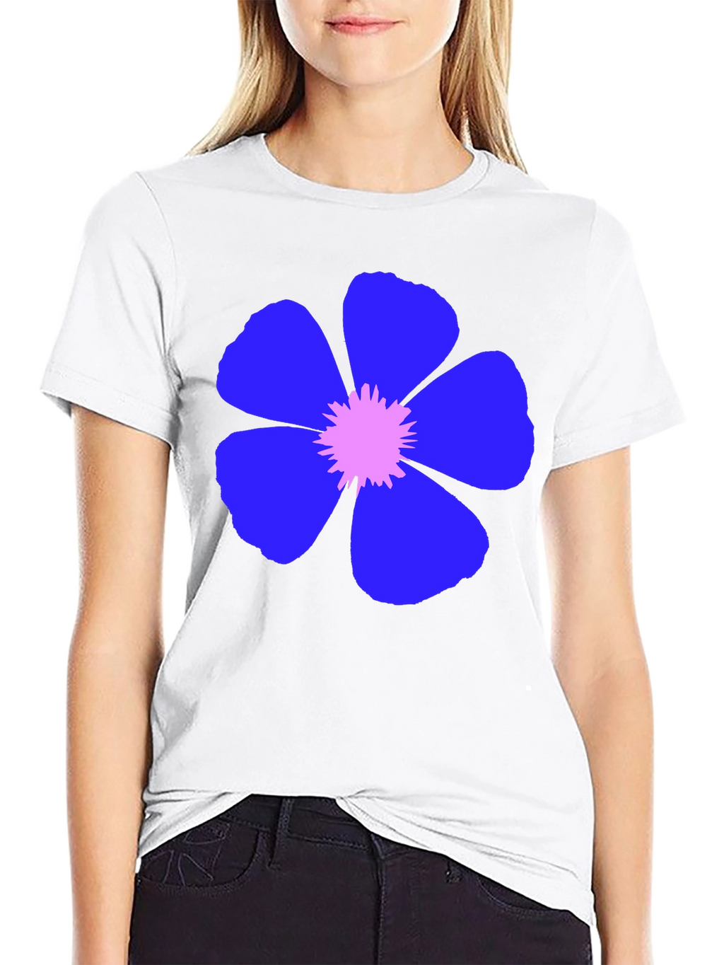Floral Graphic T-Shirt - Casual Wear