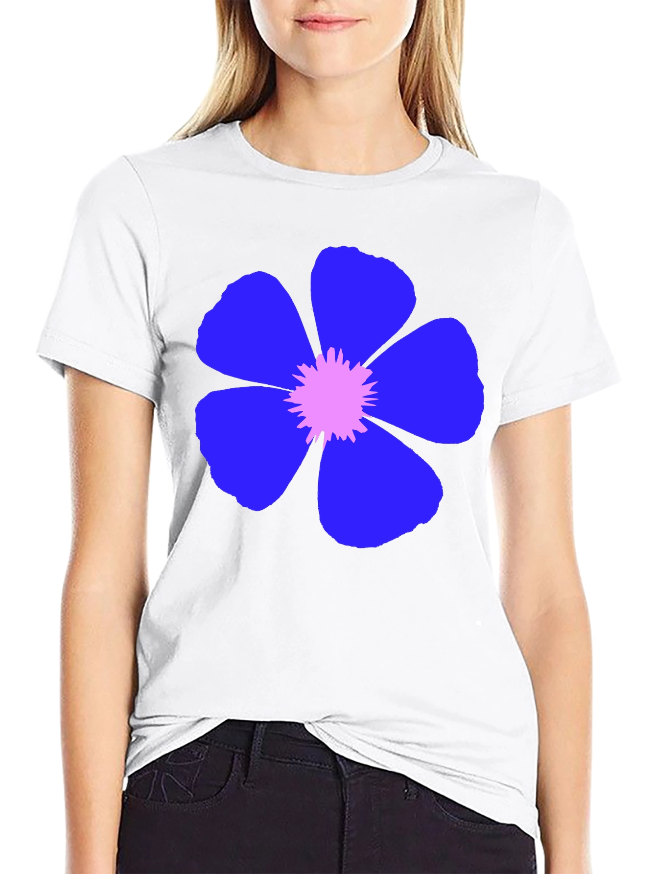Floral Graphic T-Shirt - Casual Wear