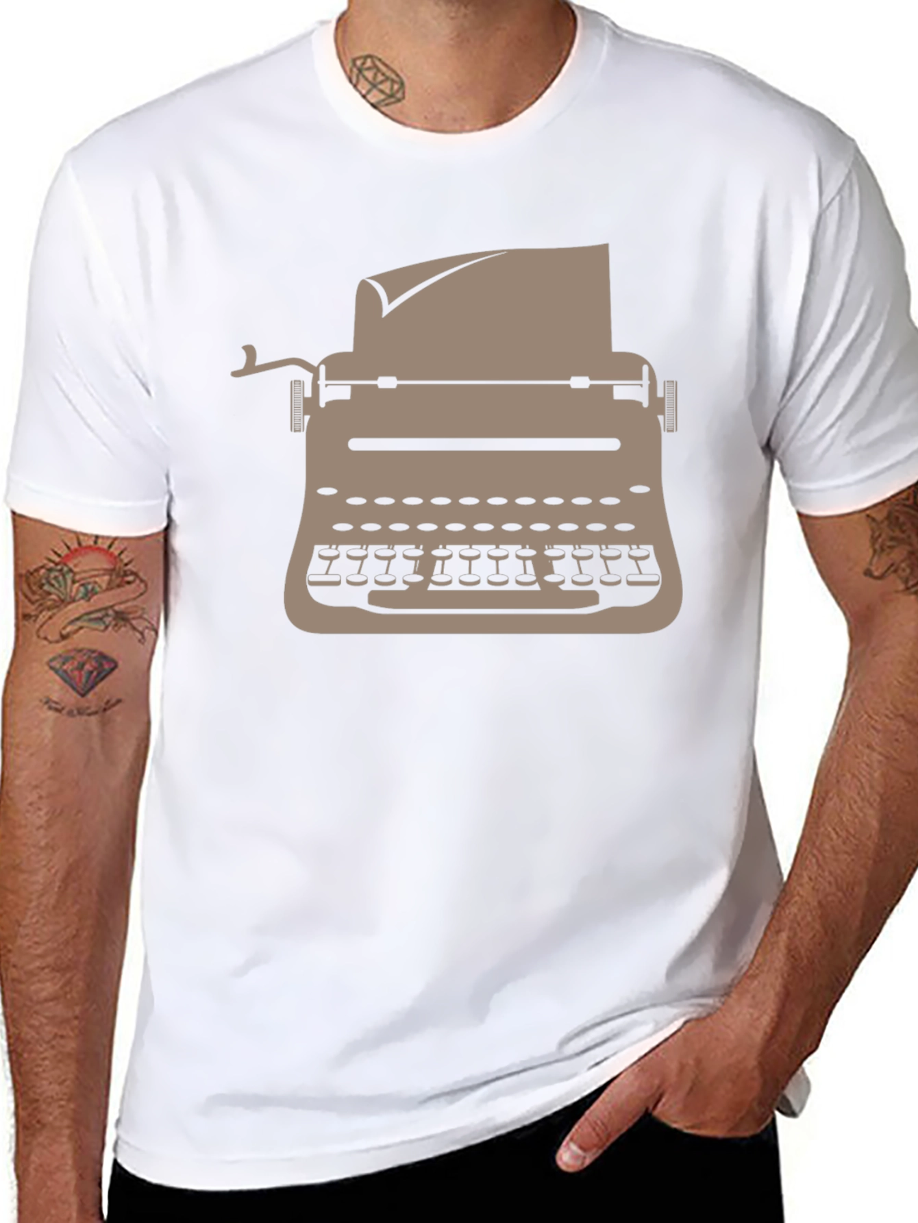 Vintage Typewriter Graphic Tee
