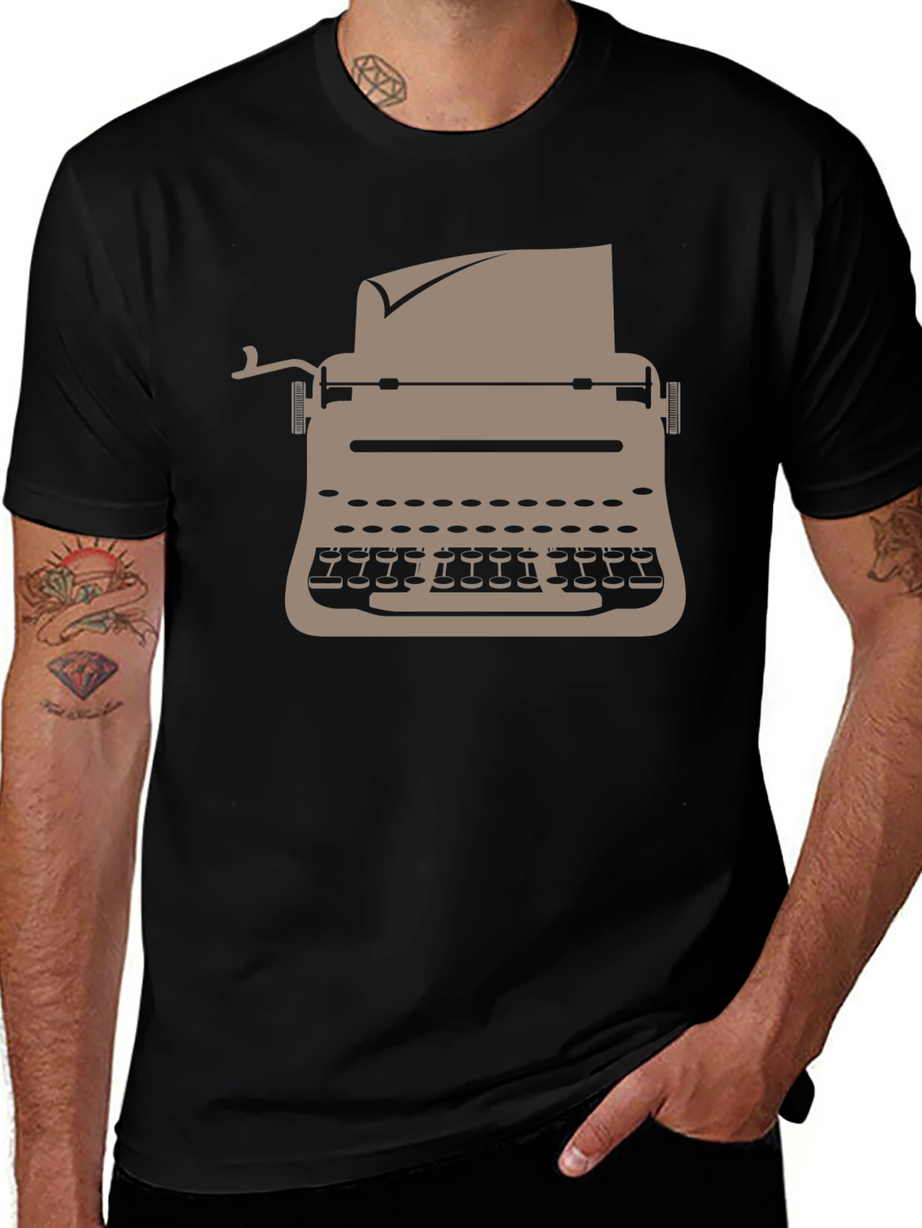 Vintage Typewriter Graphic Tee
