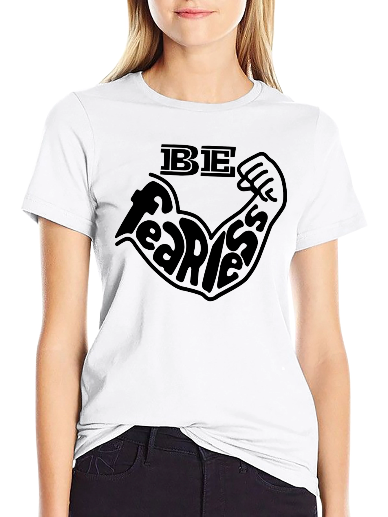 Be Fearless Black T-Shirt