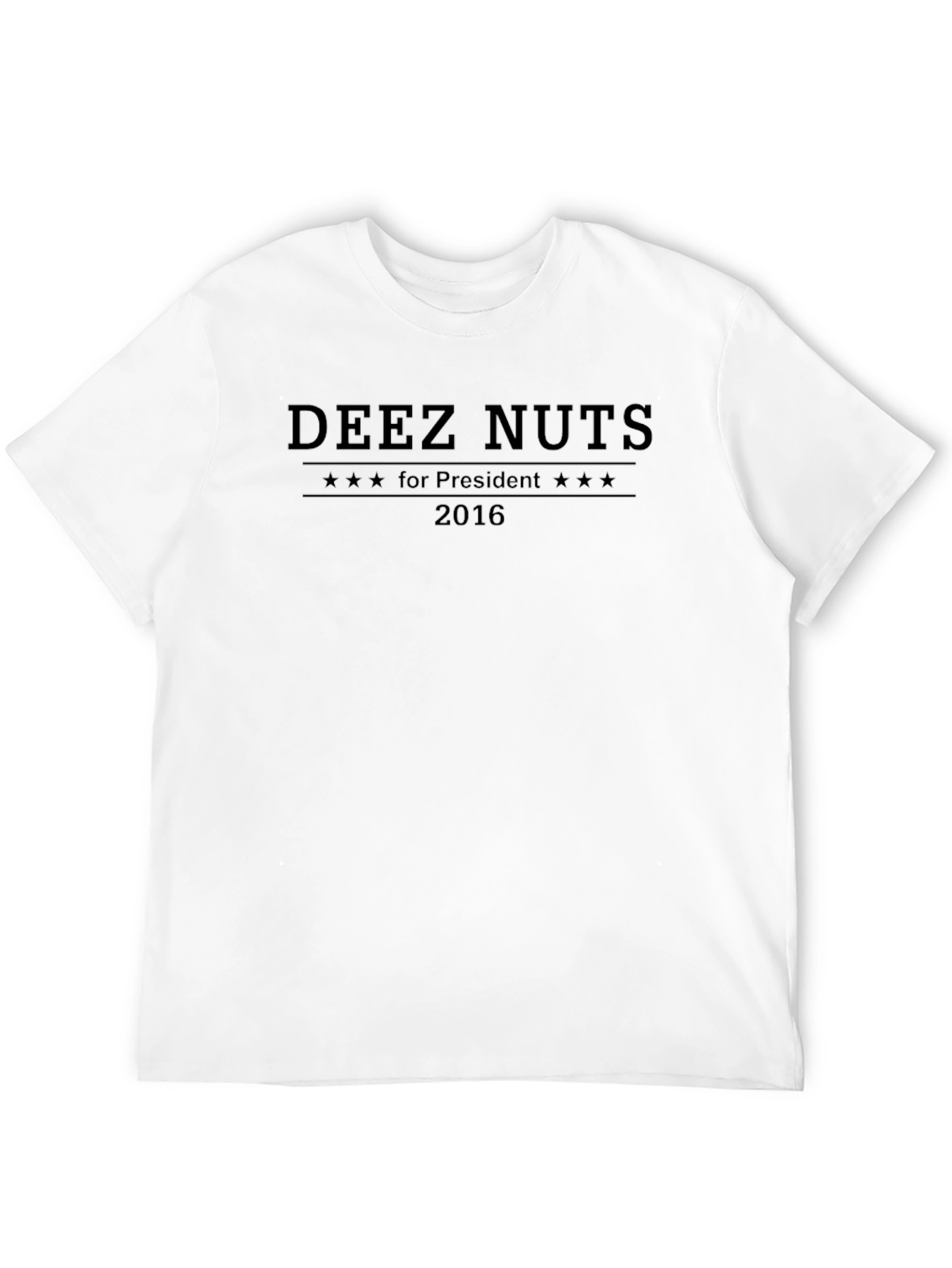 Deez Nuts for President 2016 Black T-Shirt