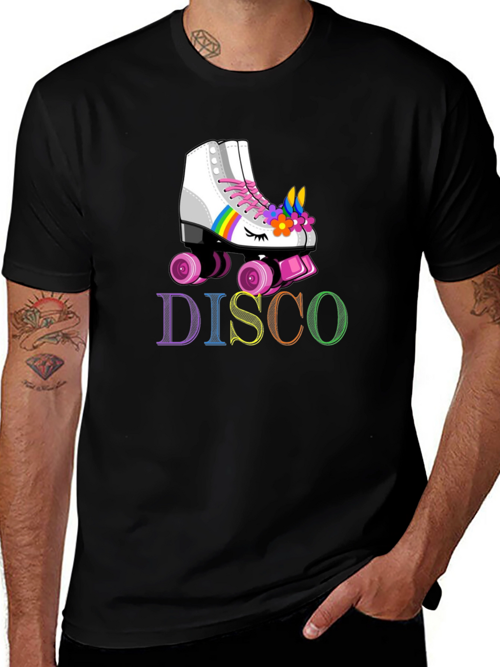 Disco Roller Skate Graphic Tee