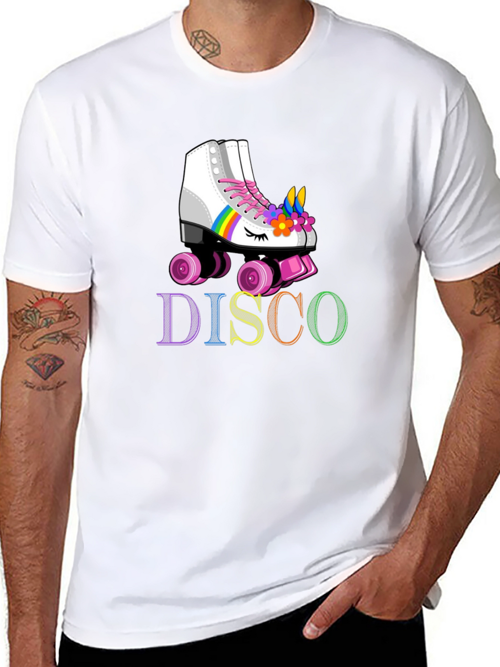 Disco Roller Skate Graphic Tee